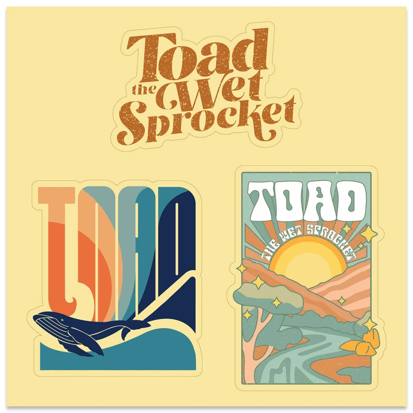 Toad The Wet Sprocket Sticker Sheet