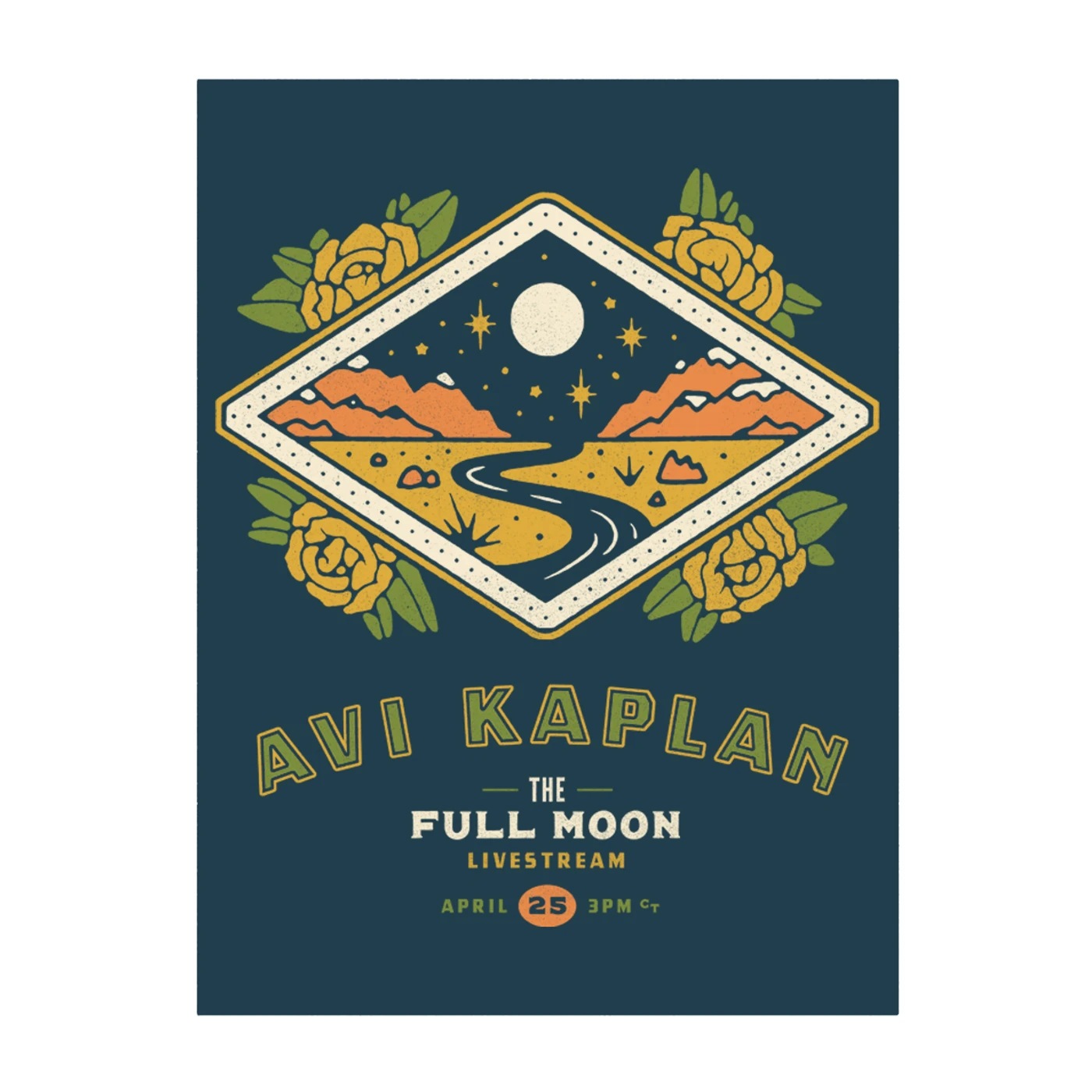 Avi Kaplan Livestream Poster