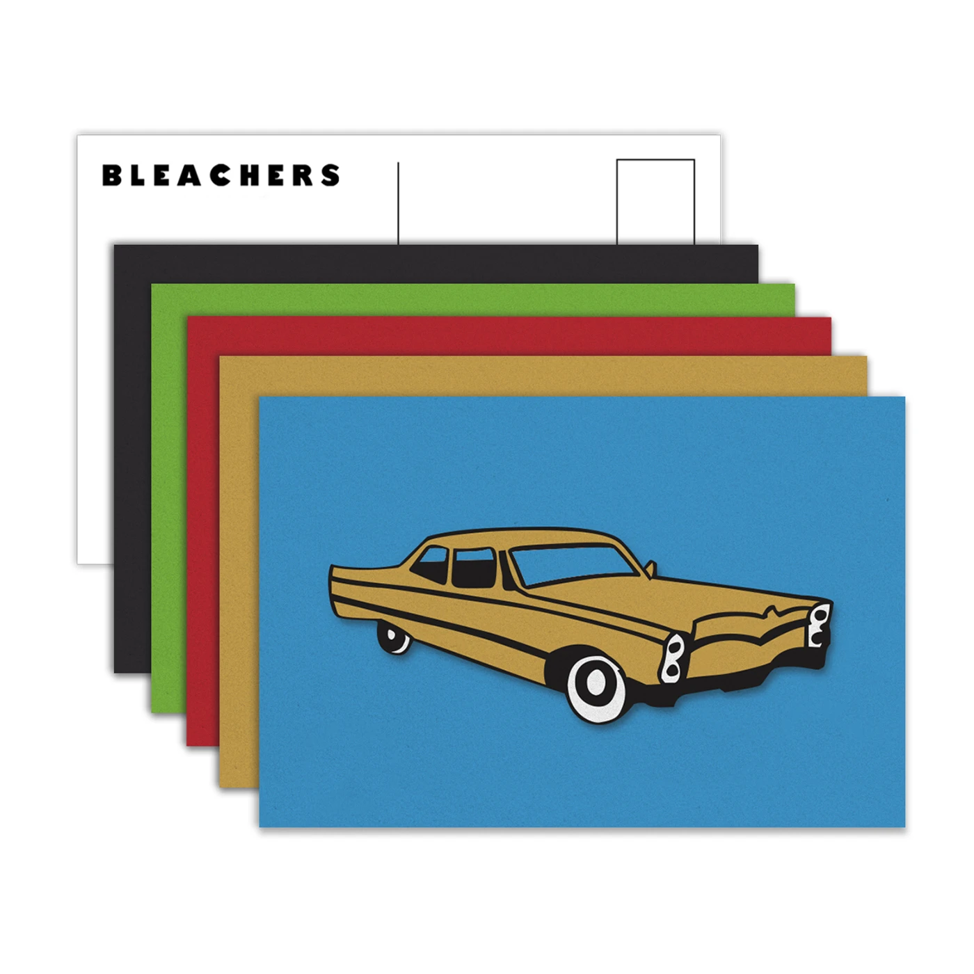 Bleachers Hand Drawn Postcard Set