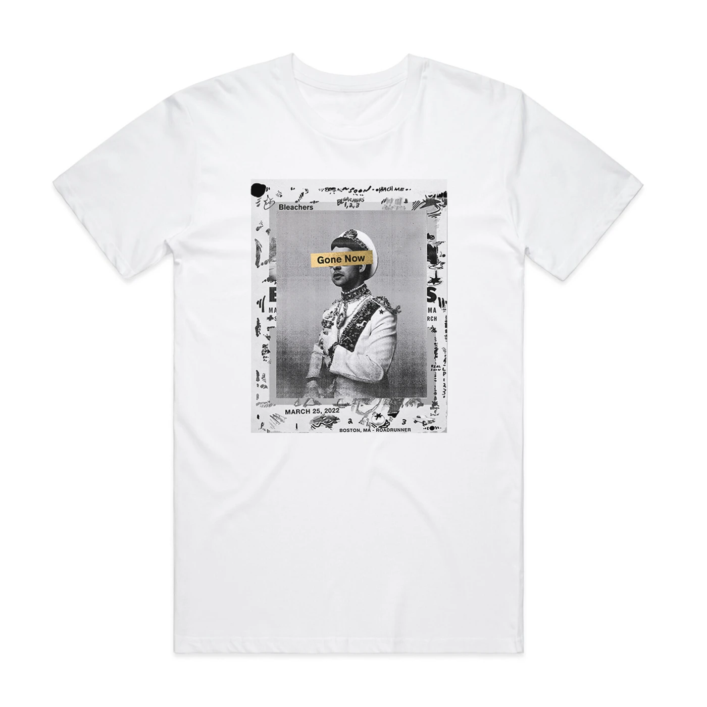 Bleachers Boston Gone Now White Tee