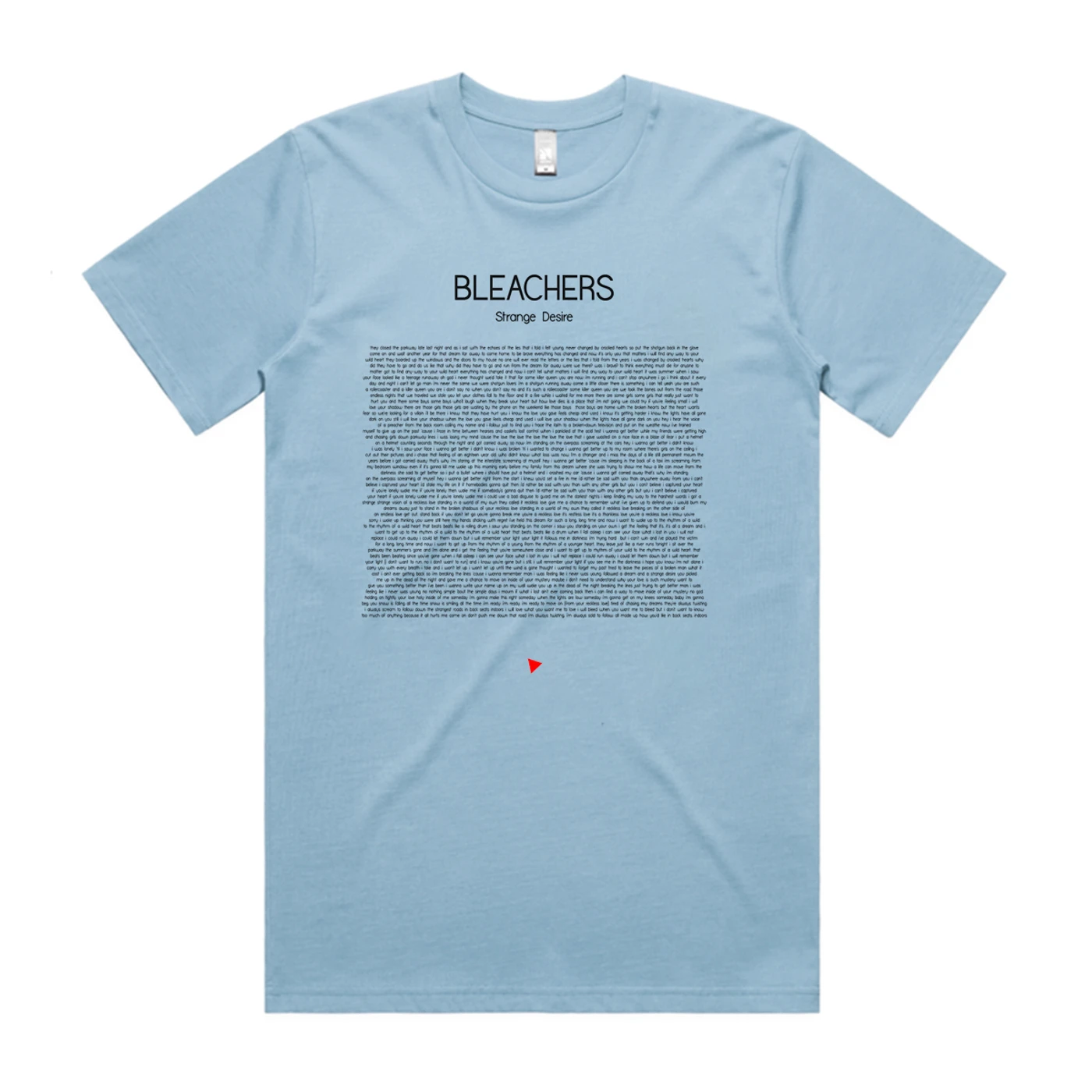 Bleachers STRANGE DESIRE FULL ALBUM LYRIC TEE