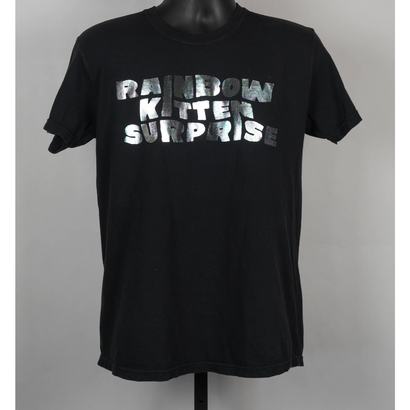 Rainbow Kitten Surprise Holographic Tee