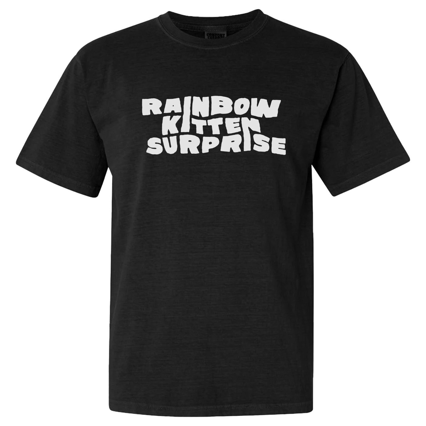 Rainbow Kitten Surprise RKS Bubble Font Logo Tee