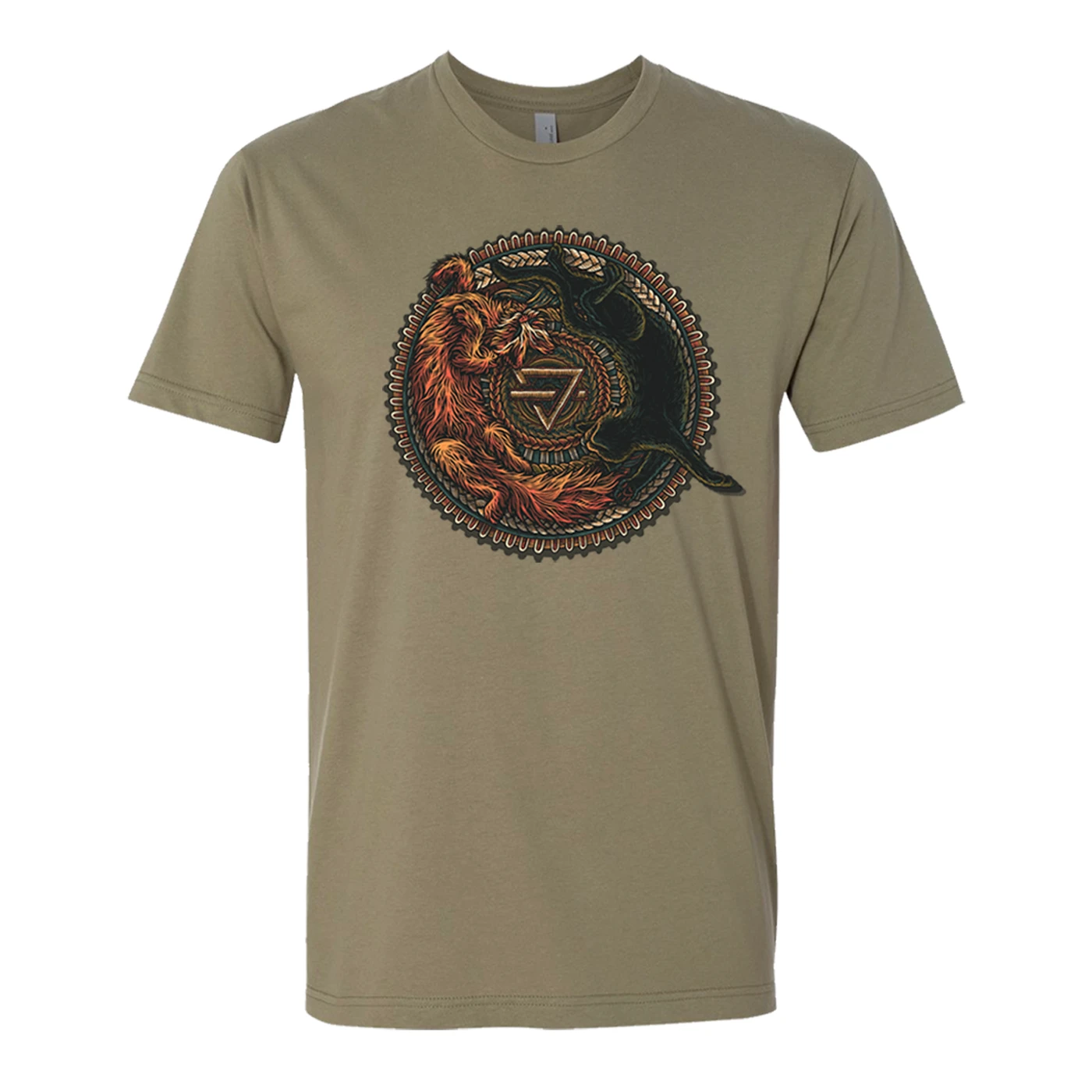 Rainbow Kitten Surprise Cat Stretch Tour Tee