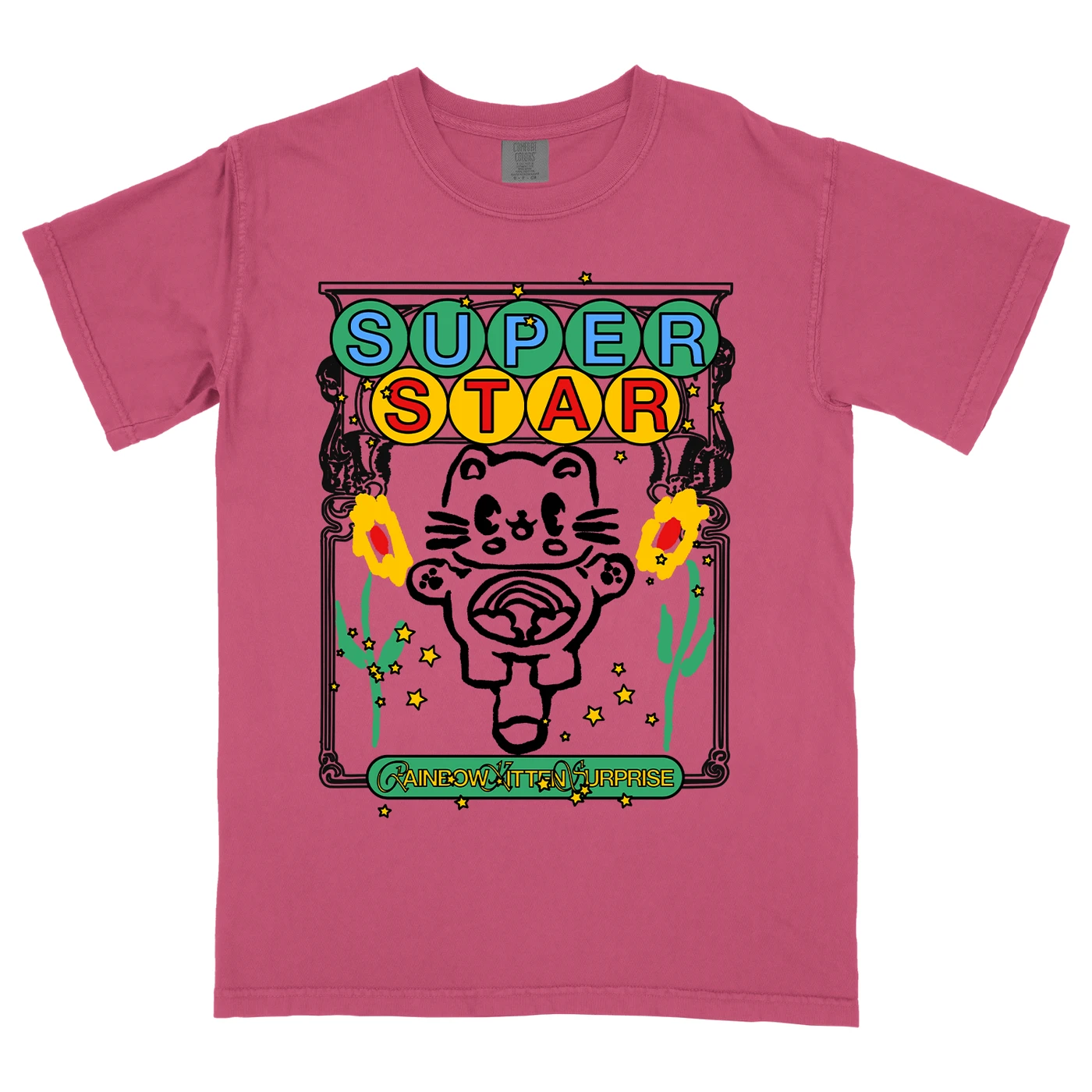 Rainbow Kitten Surprise Star Kitten - Web Exclusive Tee