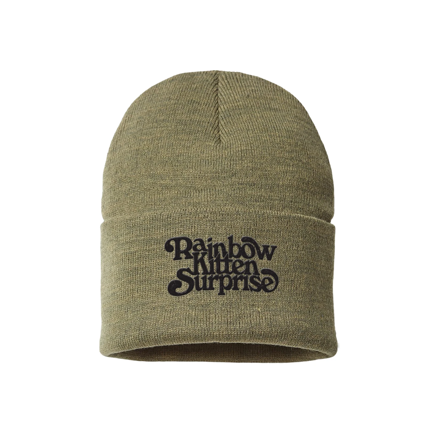 Rainbow Kitten Surprise RKS Swirl Logo Beanie