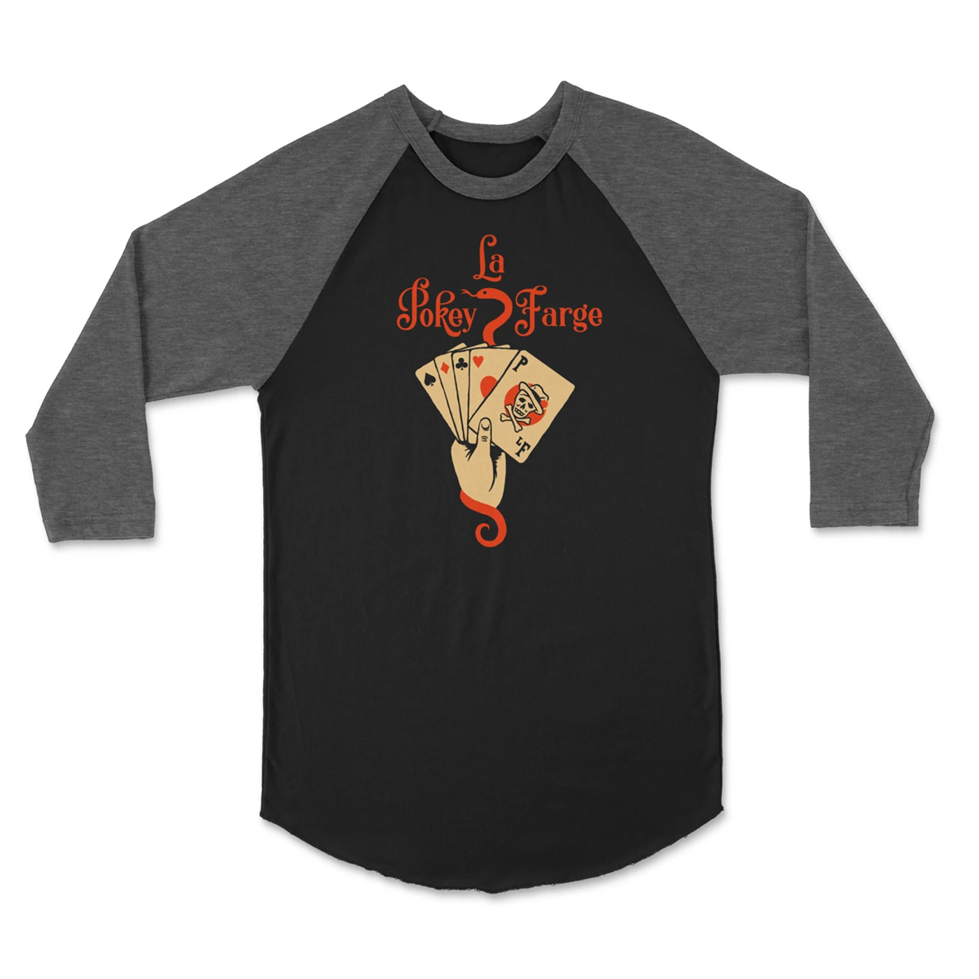 Pokey LaFarge Unisex Poker Raglan Tee