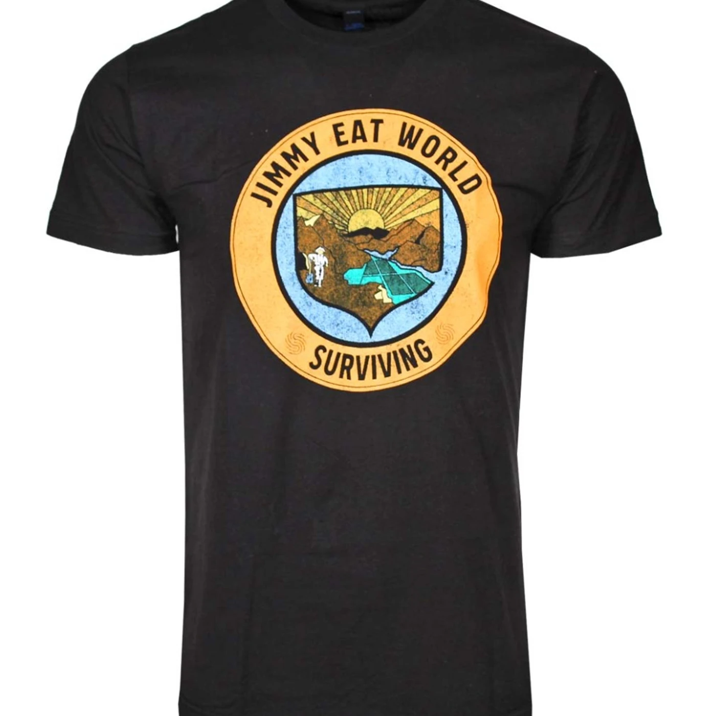 Jimmy Eat World T Shirt | Jimmy Eat World Surviving Crest T-Shirt