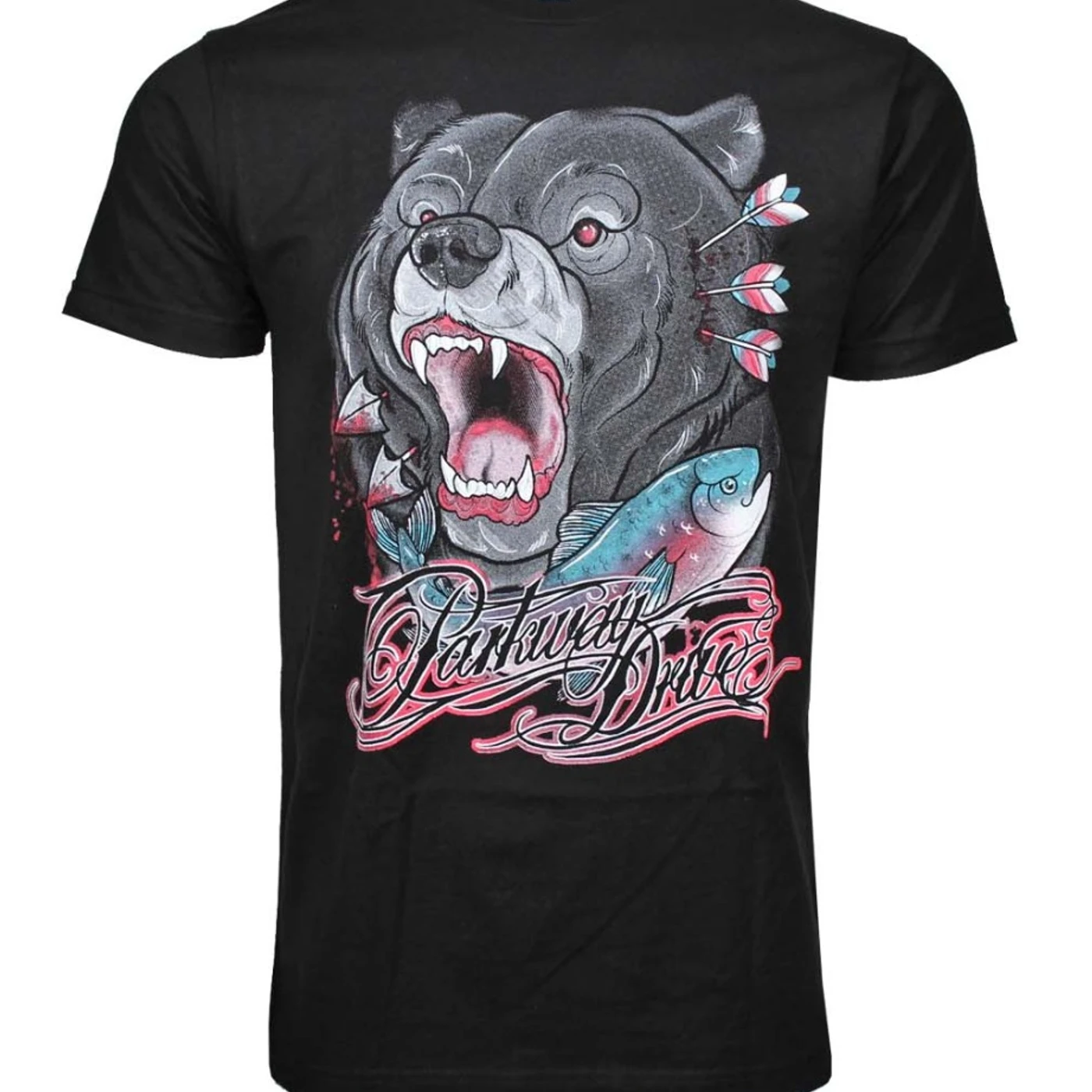 Parkway Drive T Shirt | Parkway Drive Bear T-Shirt Large