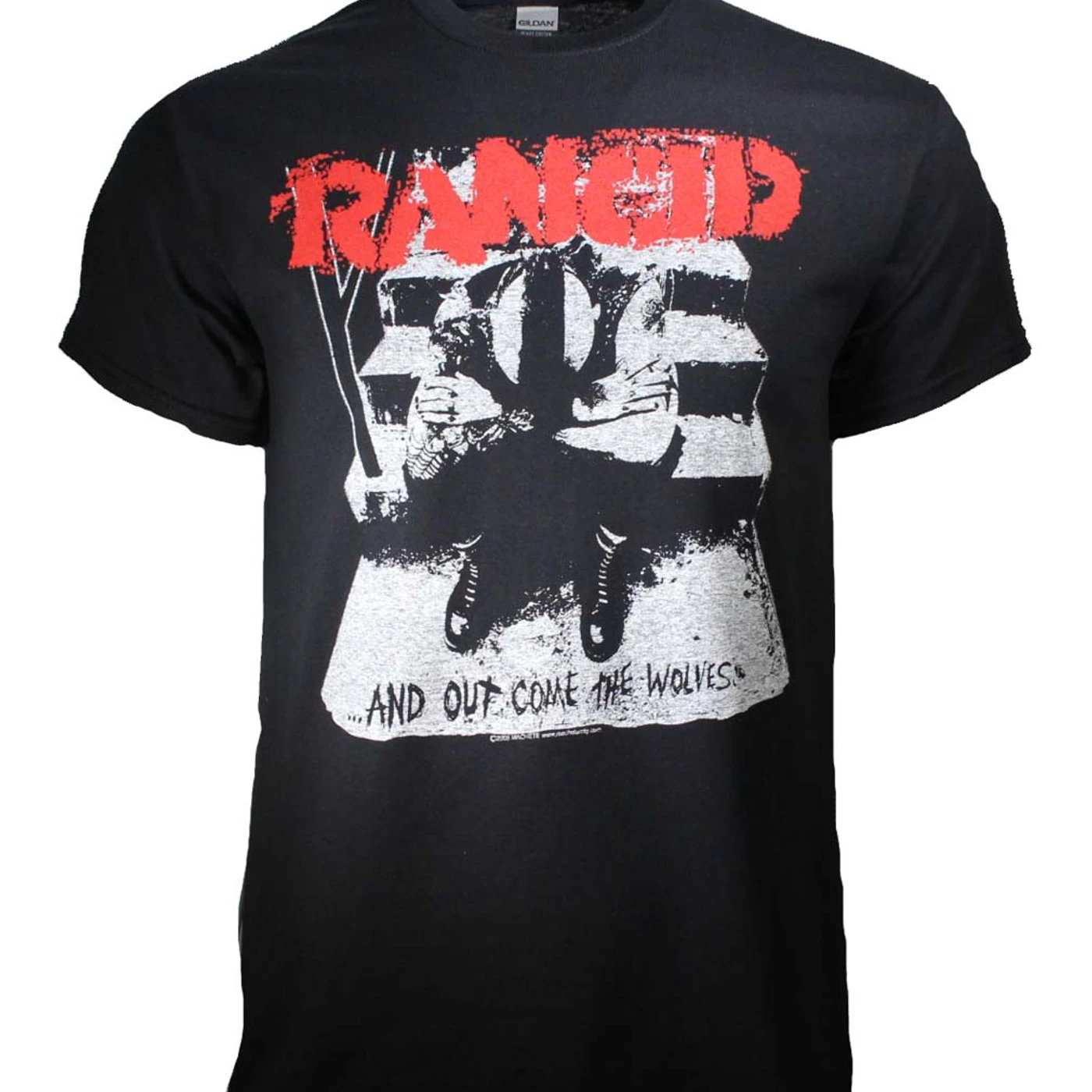 Rancid T Shirt | Rancid And Out Come the Wolves T-Shirt
