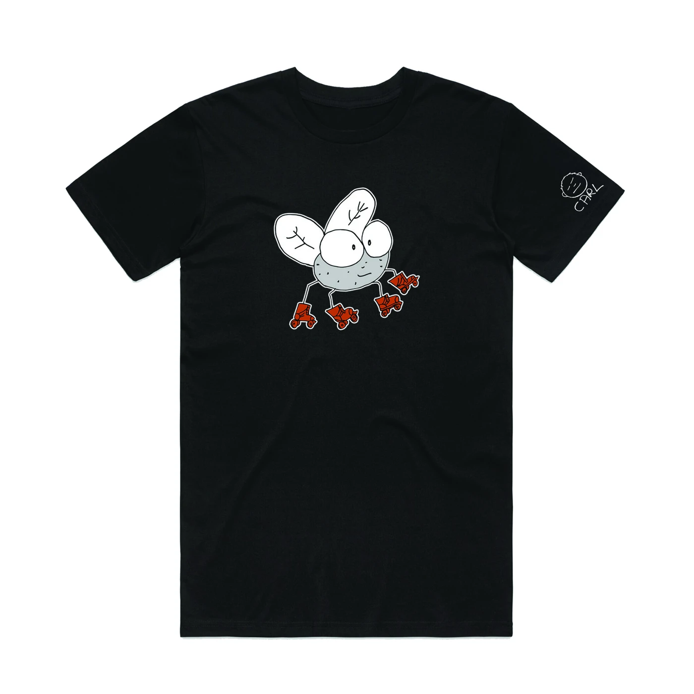 Carl Barron - Skating Flies Black Tee