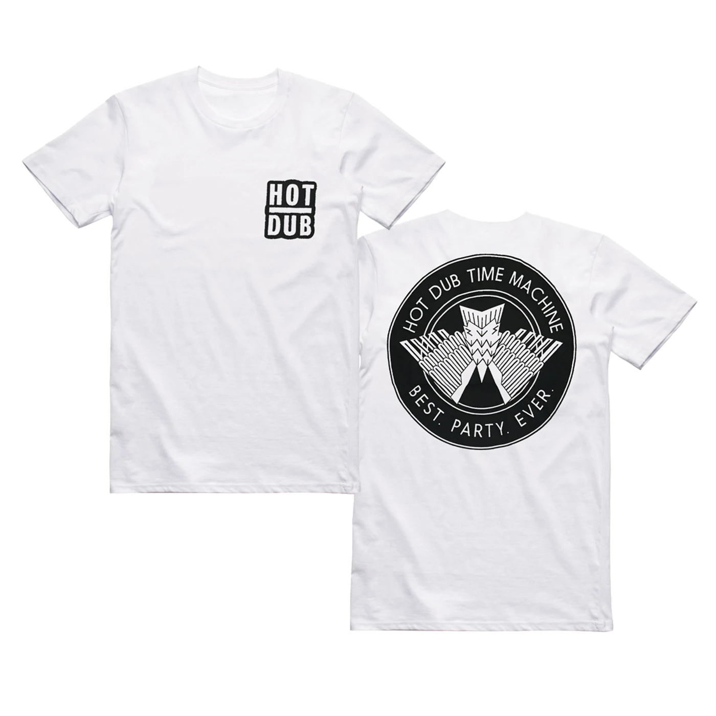 Hot Dub Time Machine  Best. Party. Ever. White Tee
