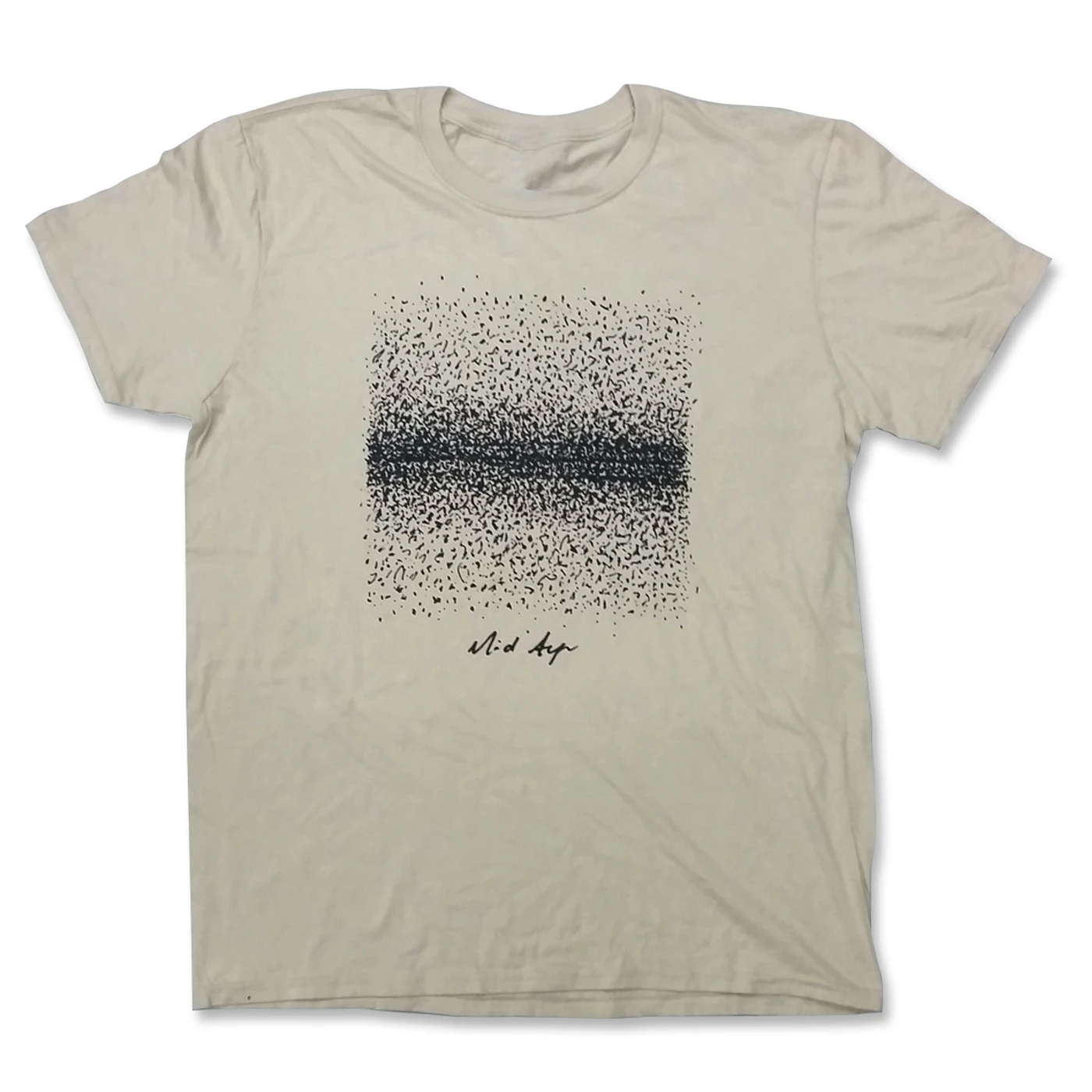 Mid Ayr - Beige Logo Tee