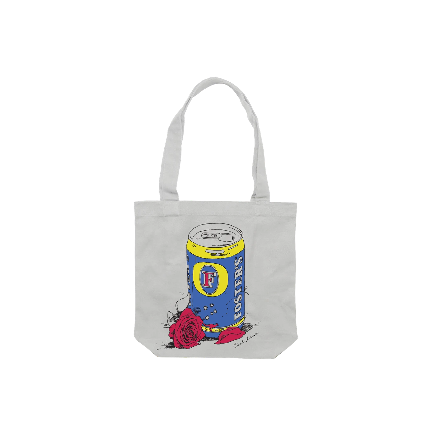 Client Liaison Fosters / White Tote Bag