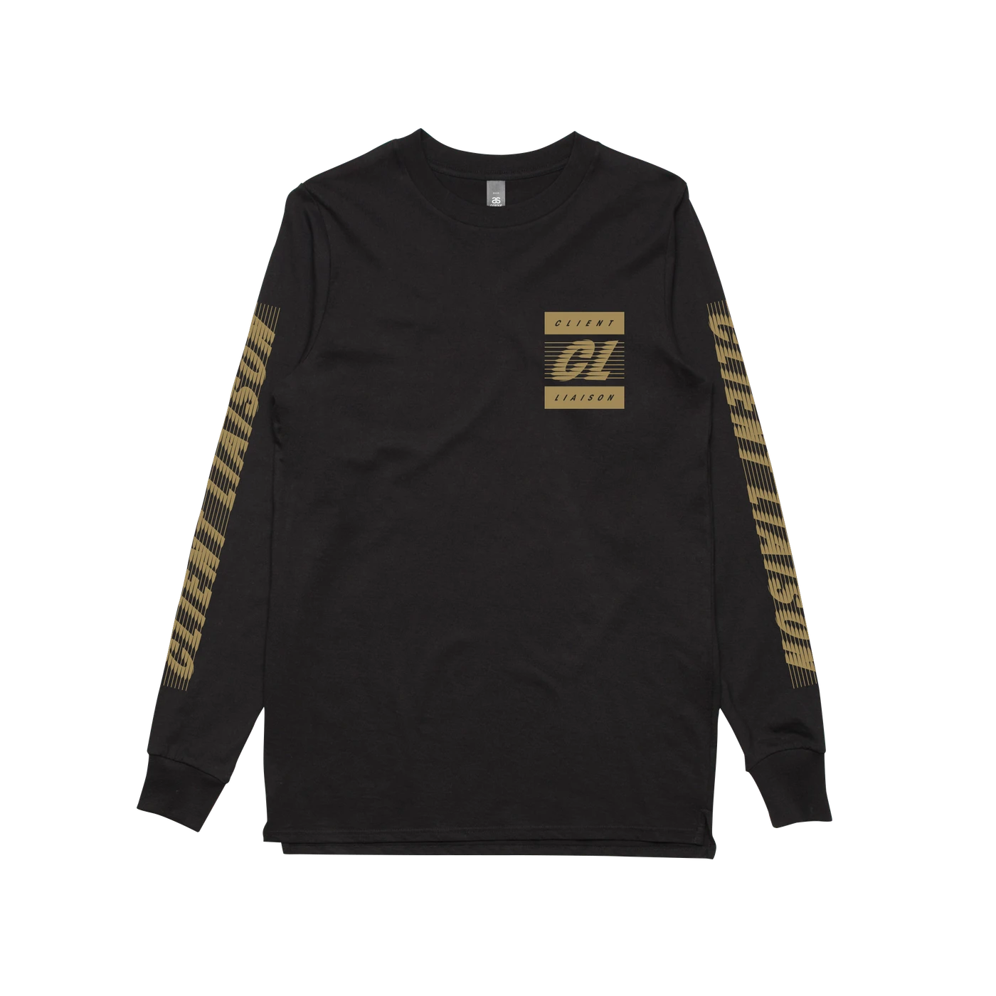 Client Liaison Speed 1.0 Gold / Black Longsleeve T-shirt / LIMITED EDITION