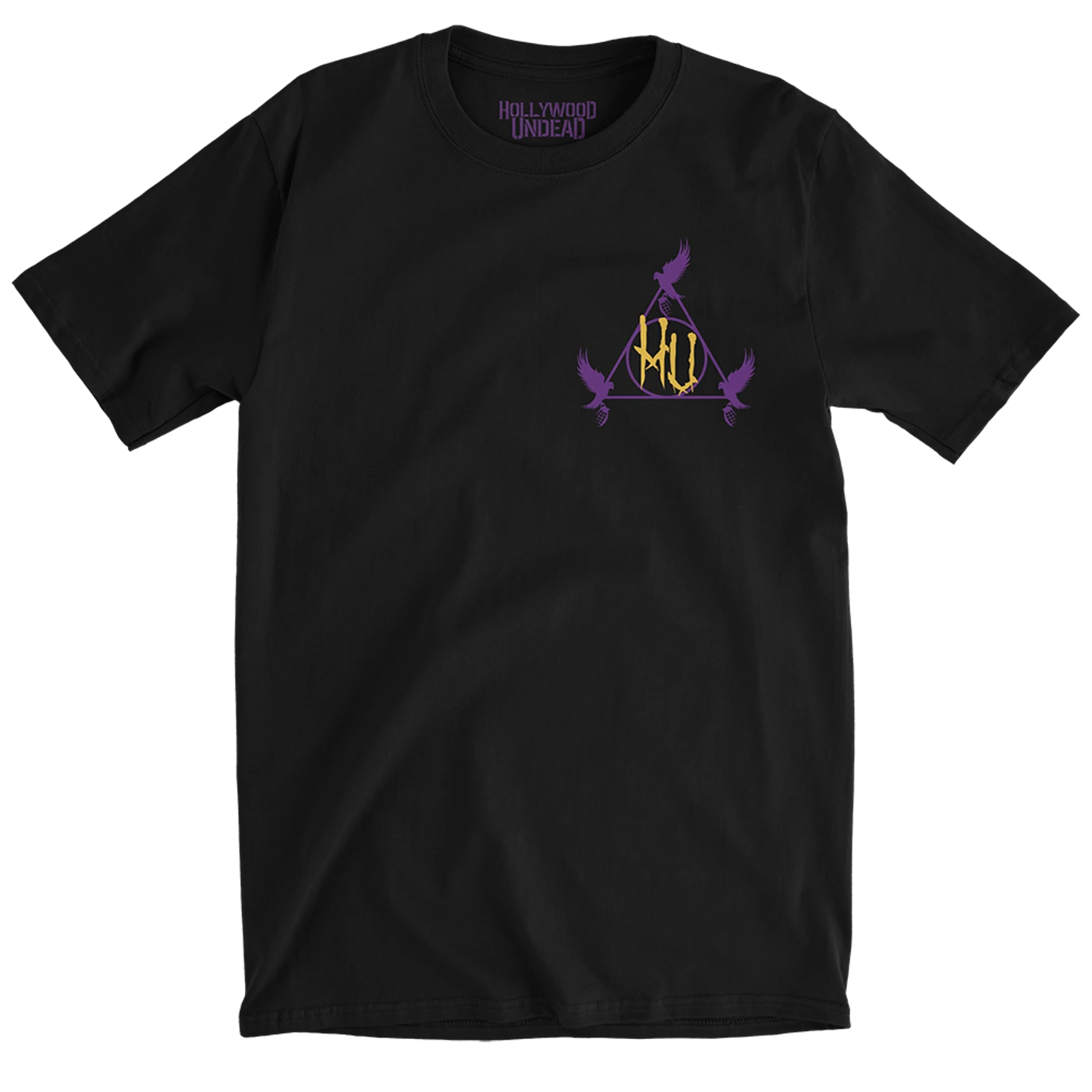 Hollywood Undead LA Purple & Gold Tee