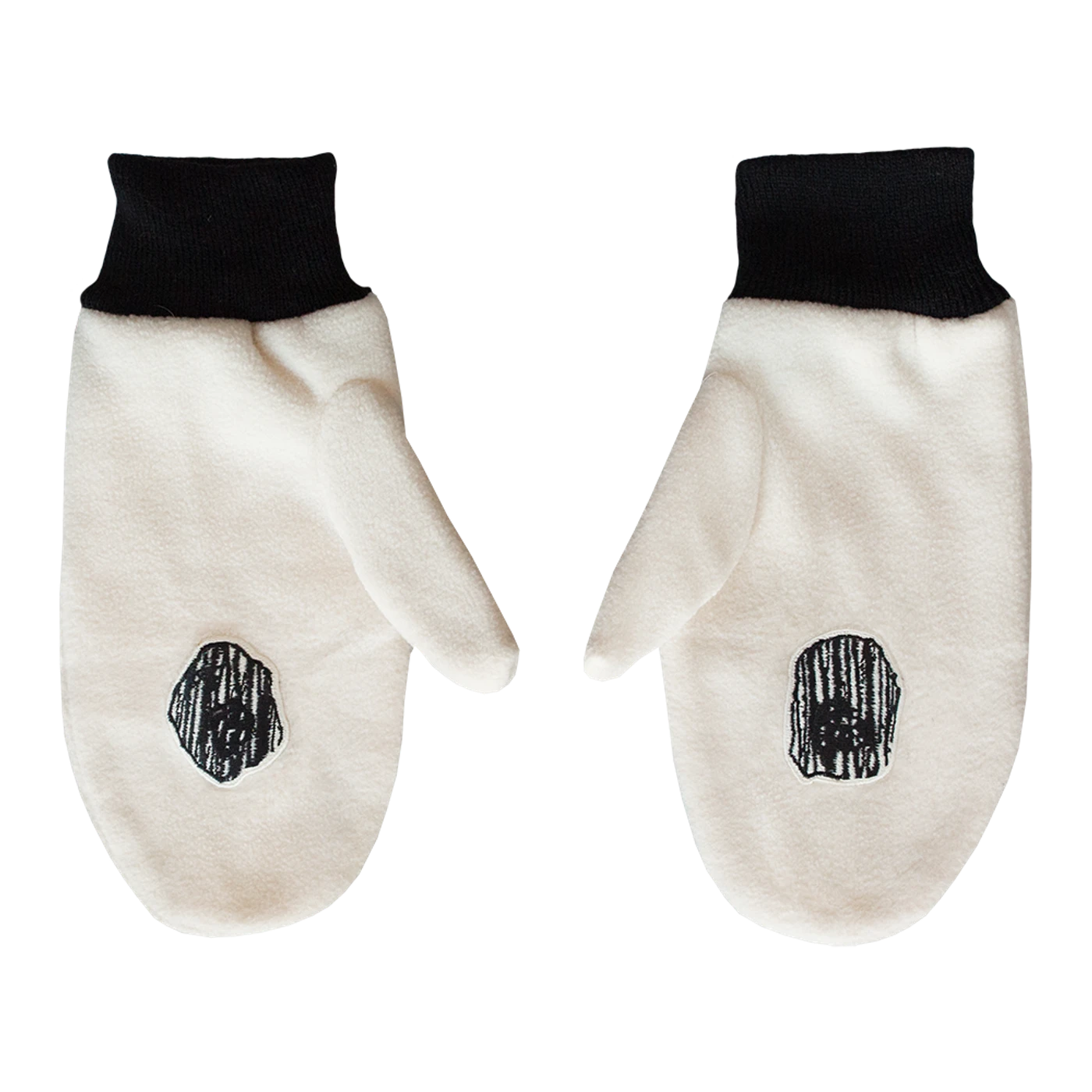Mike Shinoda Boris & Oatmeal Embroidered Mittens