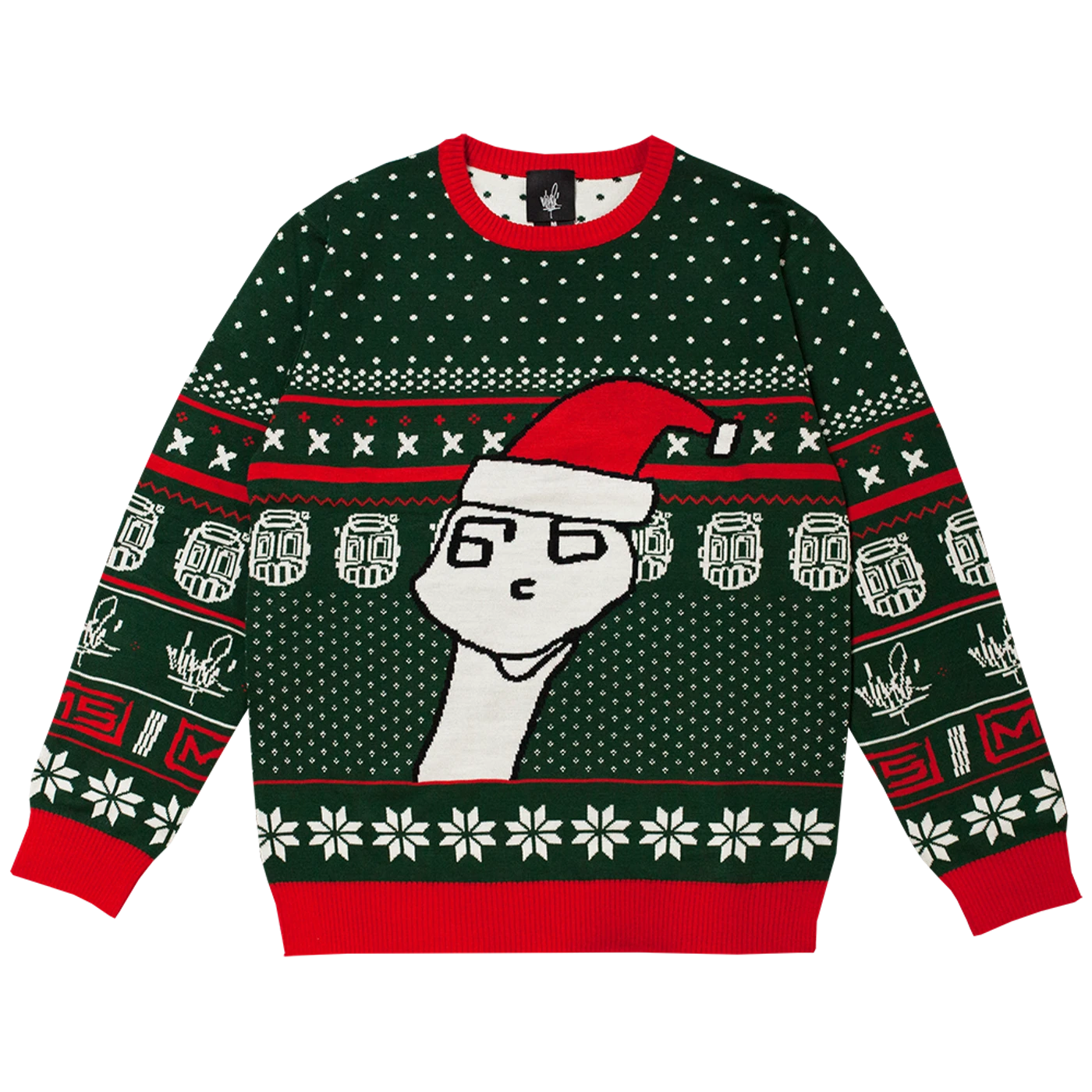 Mike Shinoda Boris Holiday Knit Sweater