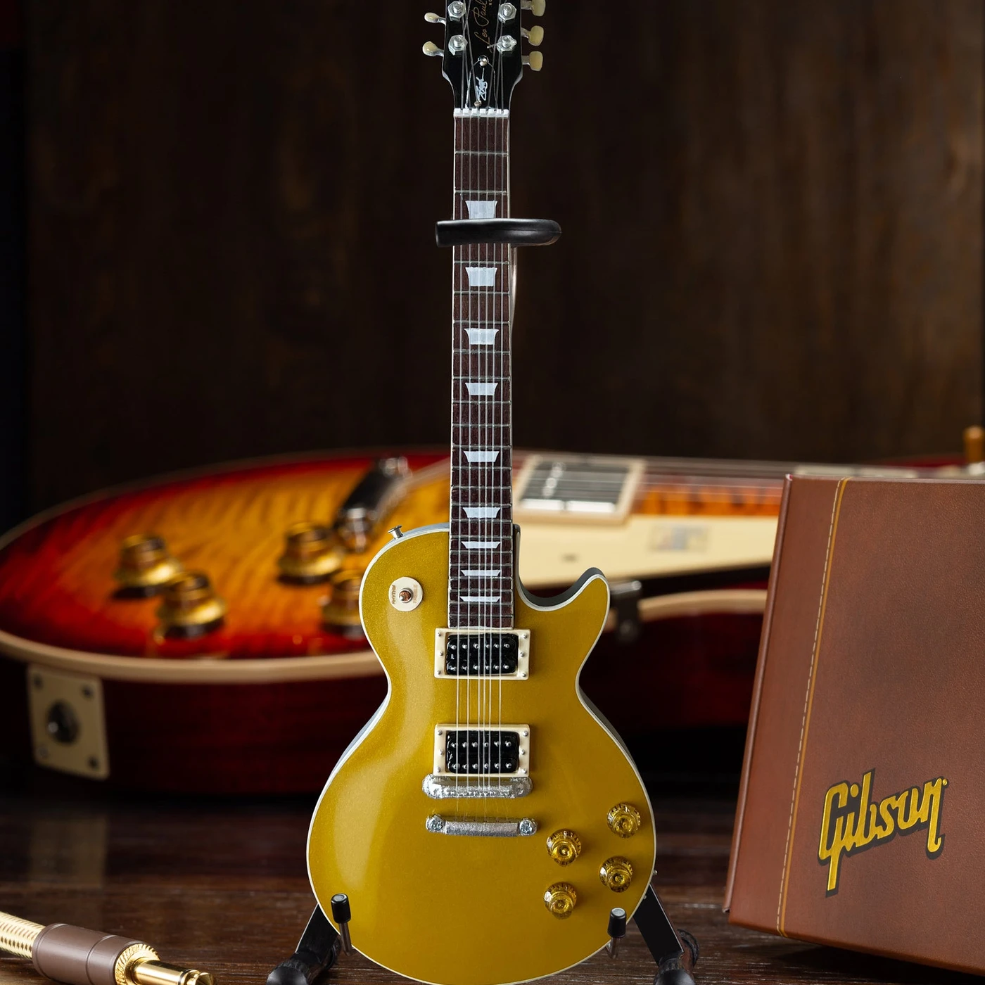 Axe Heaven Slash Gibson Les Paul Standard Victoria Goldtop Mini Guitar