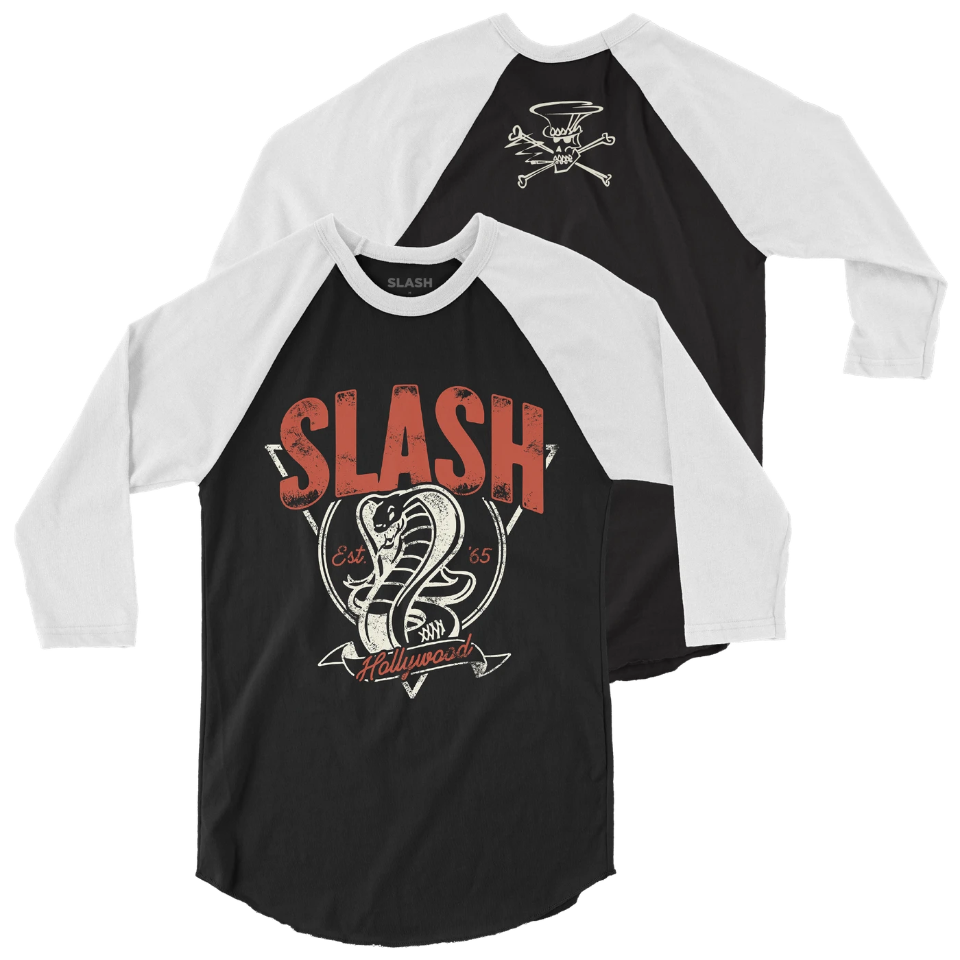 Slash Hollywood Cobra B&W Raglan
