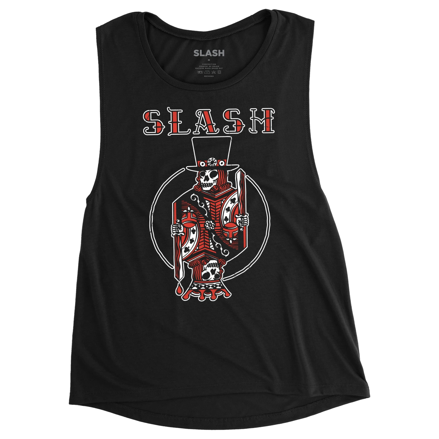 Slash Royalty Ladies Black Muscle Tank