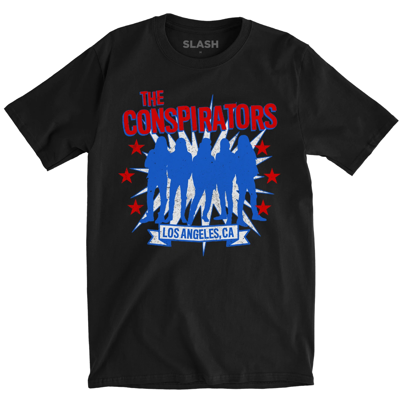 Slash Conspirators Burst Black Tee