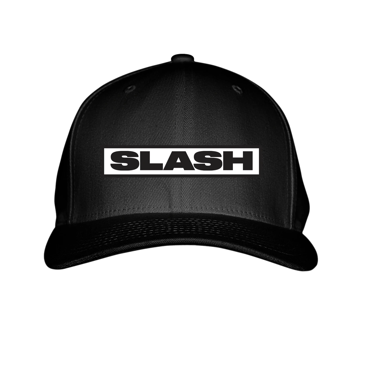 Slash Bold Logo Black Snapback Hat