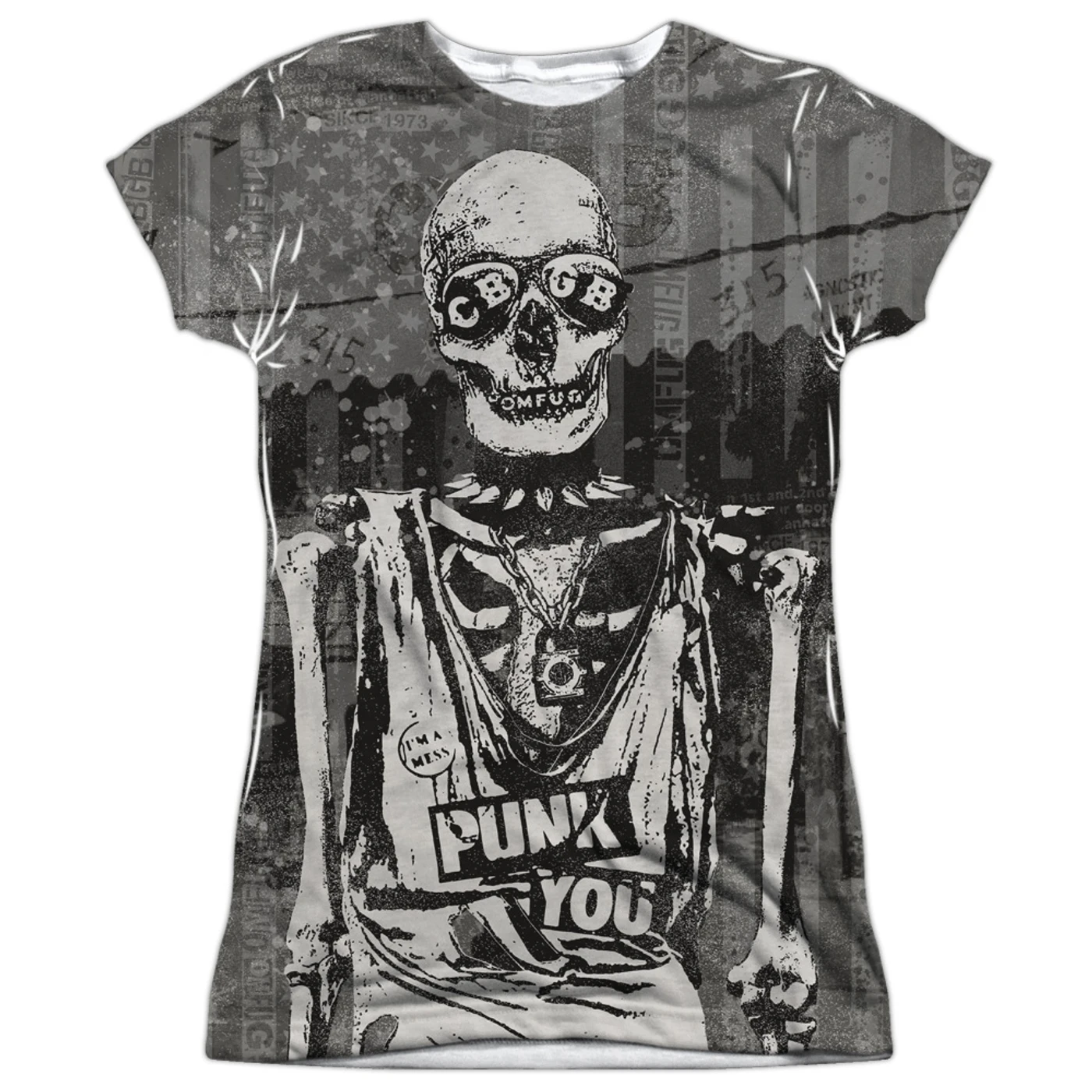 Cbgb Junior's T Shirt | PUNK YOU Sublimated Tee