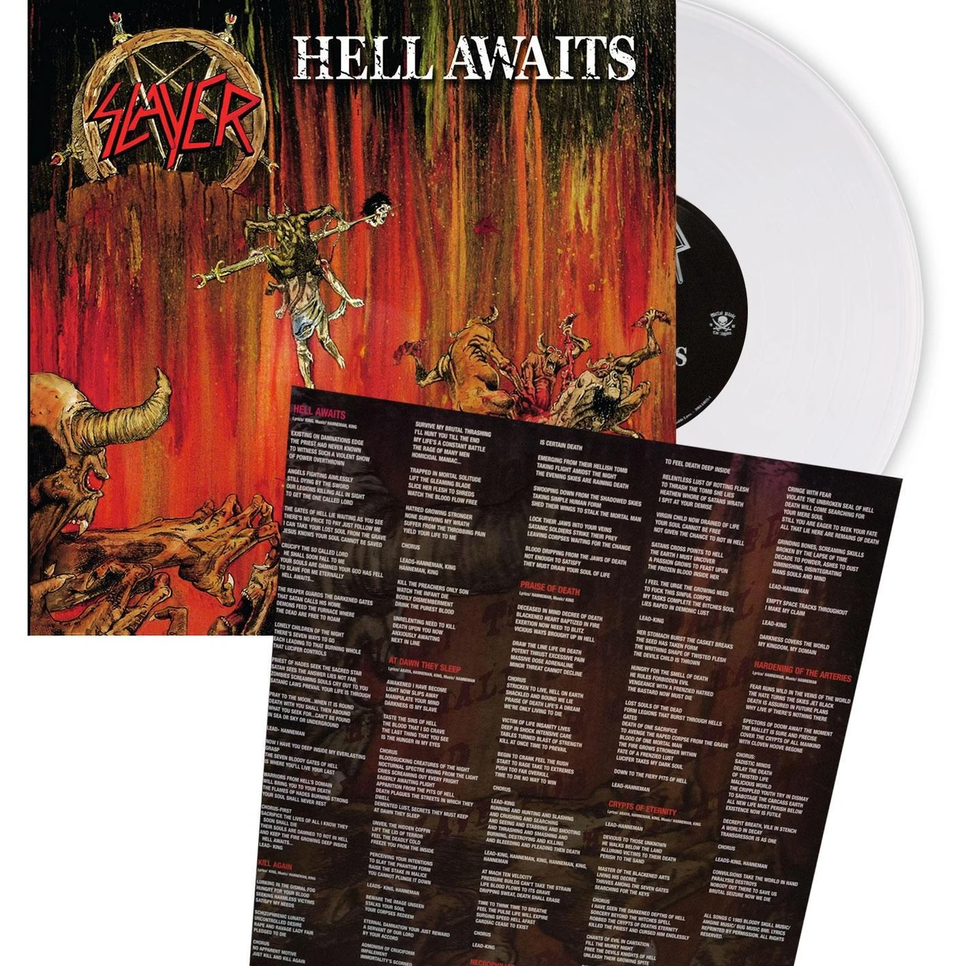 Slayer HELL AWAITS [Exclusive Clear Vinyl] 