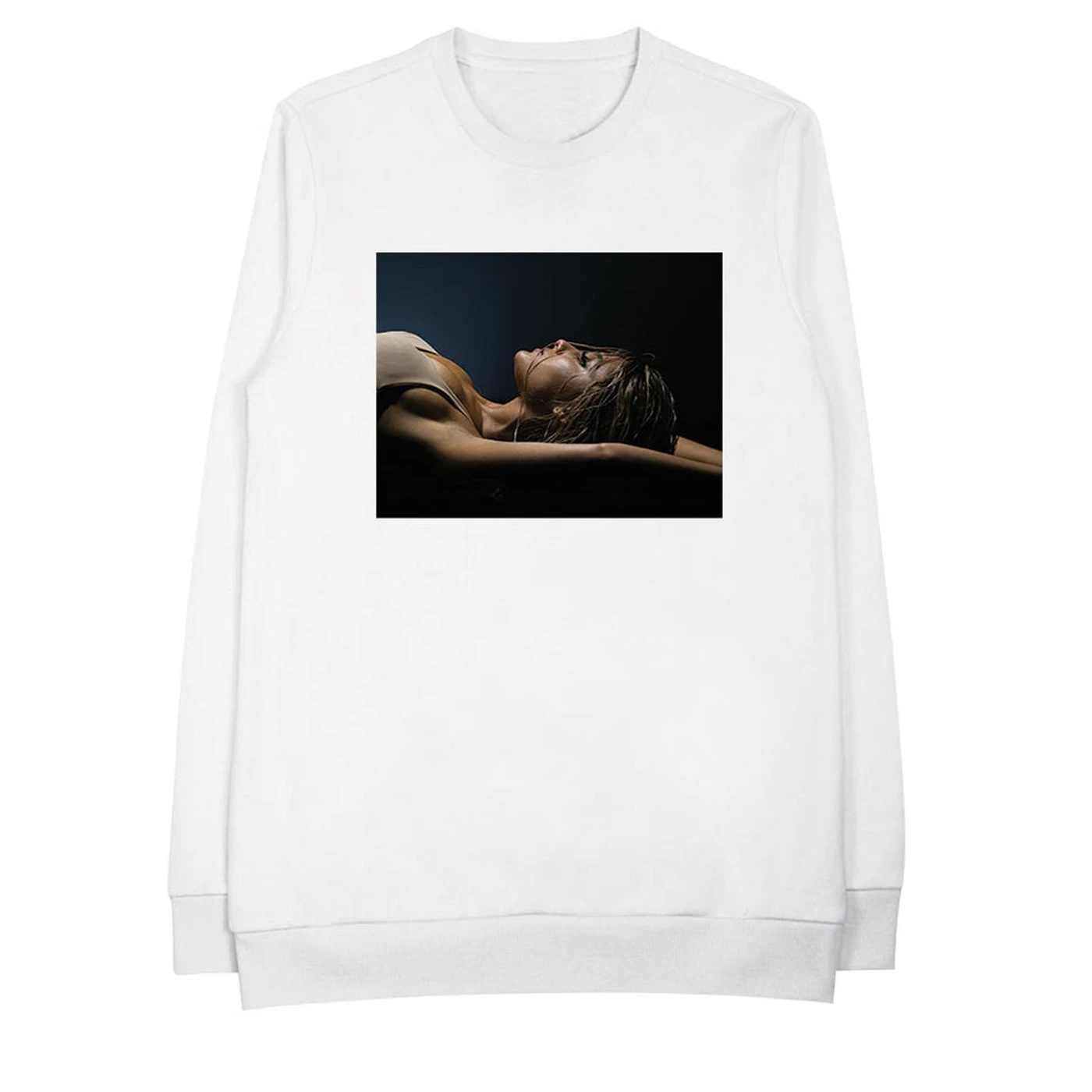 Ariana Grande Photo Date Back Crew Neck Sweatshirt