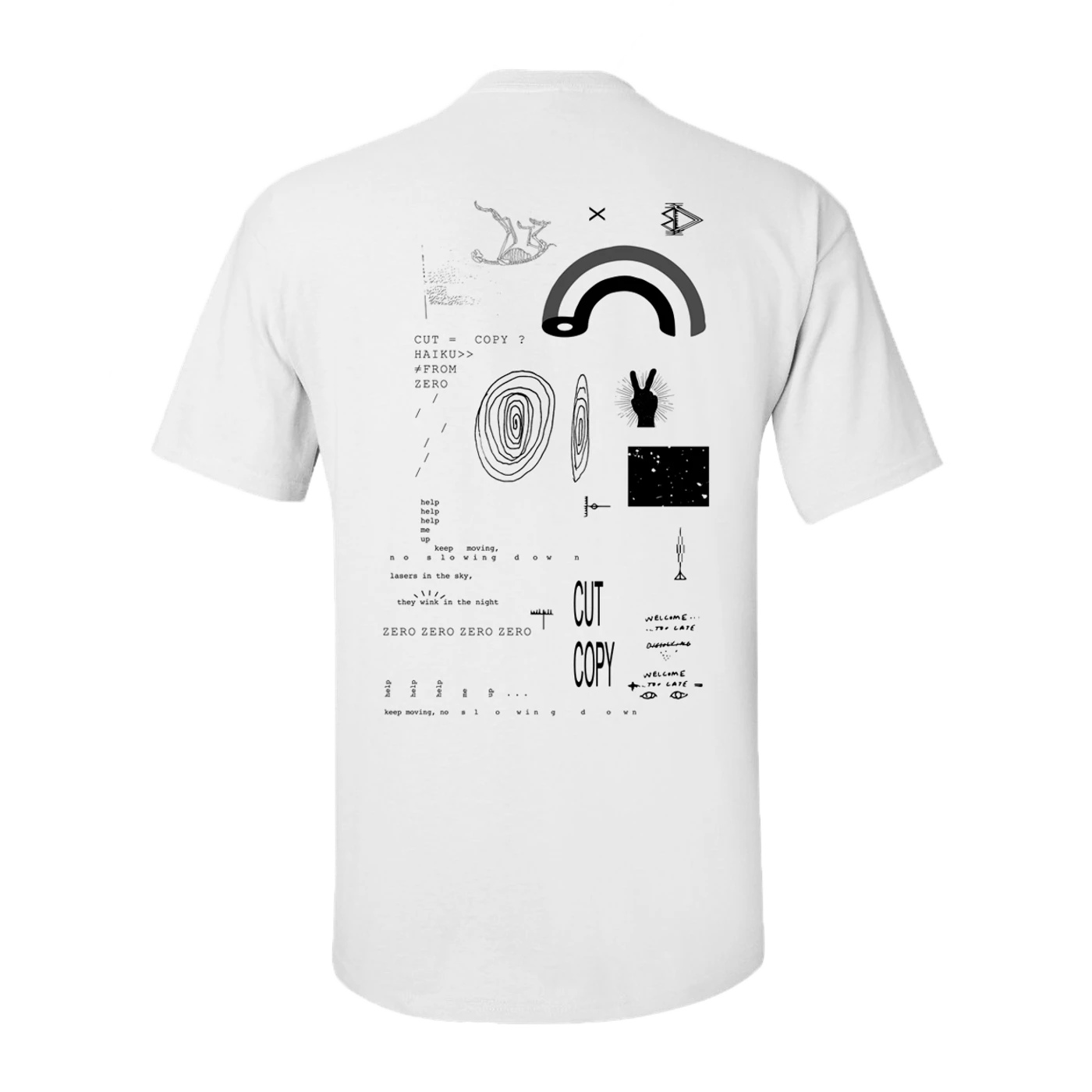 Cut Copy Haiku From Zero Digital Album + White T-Shirt