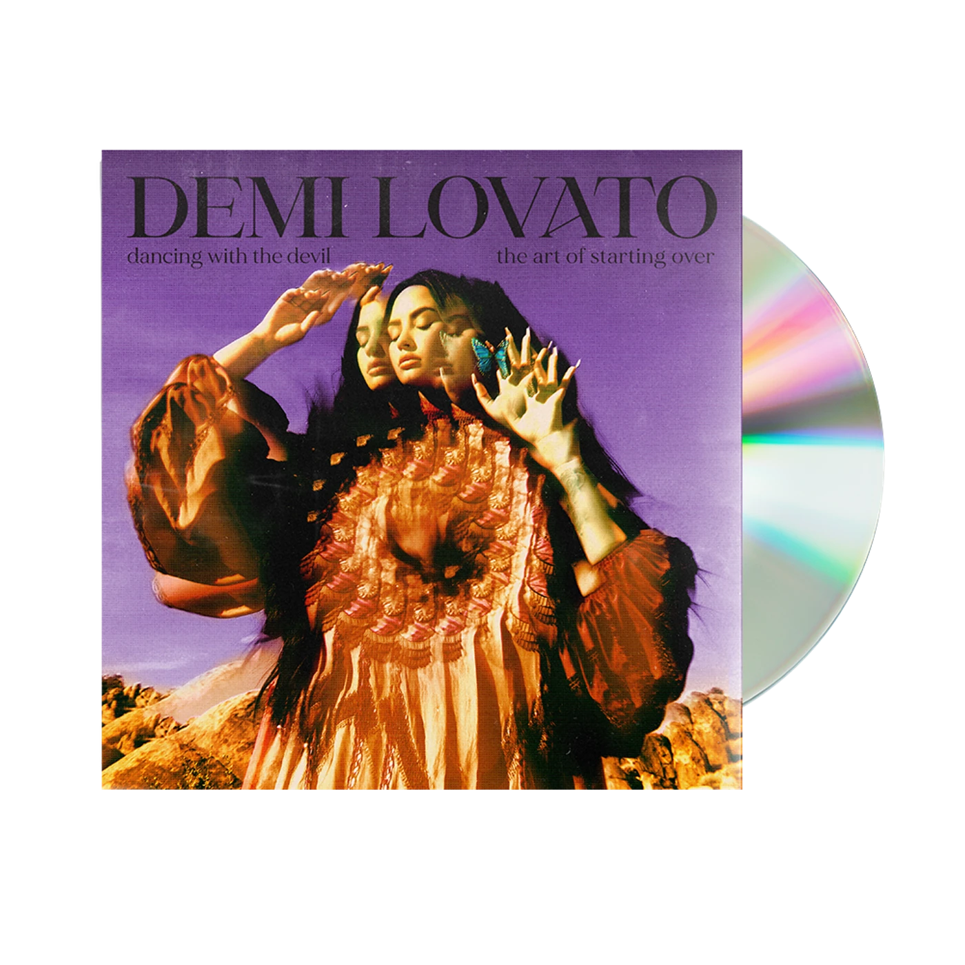 Demi Lovato Dancing With The Devil... The Art of Starting Over Exclusive CD Cover 1 & Bonus Track
