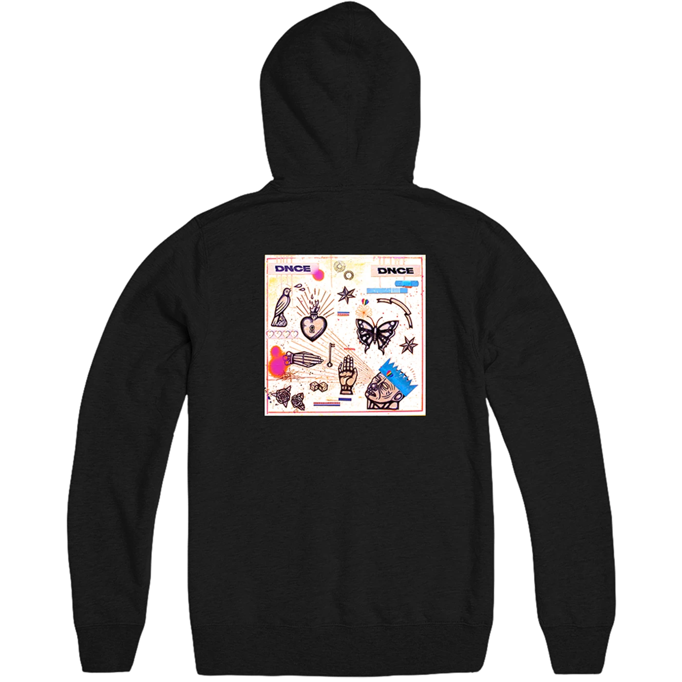 Black DNCEx3/Album Cover Hoodie
