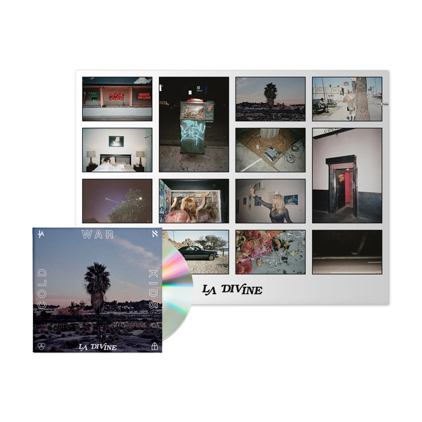 Cold War Kids LA Divine Signed CD + Poster