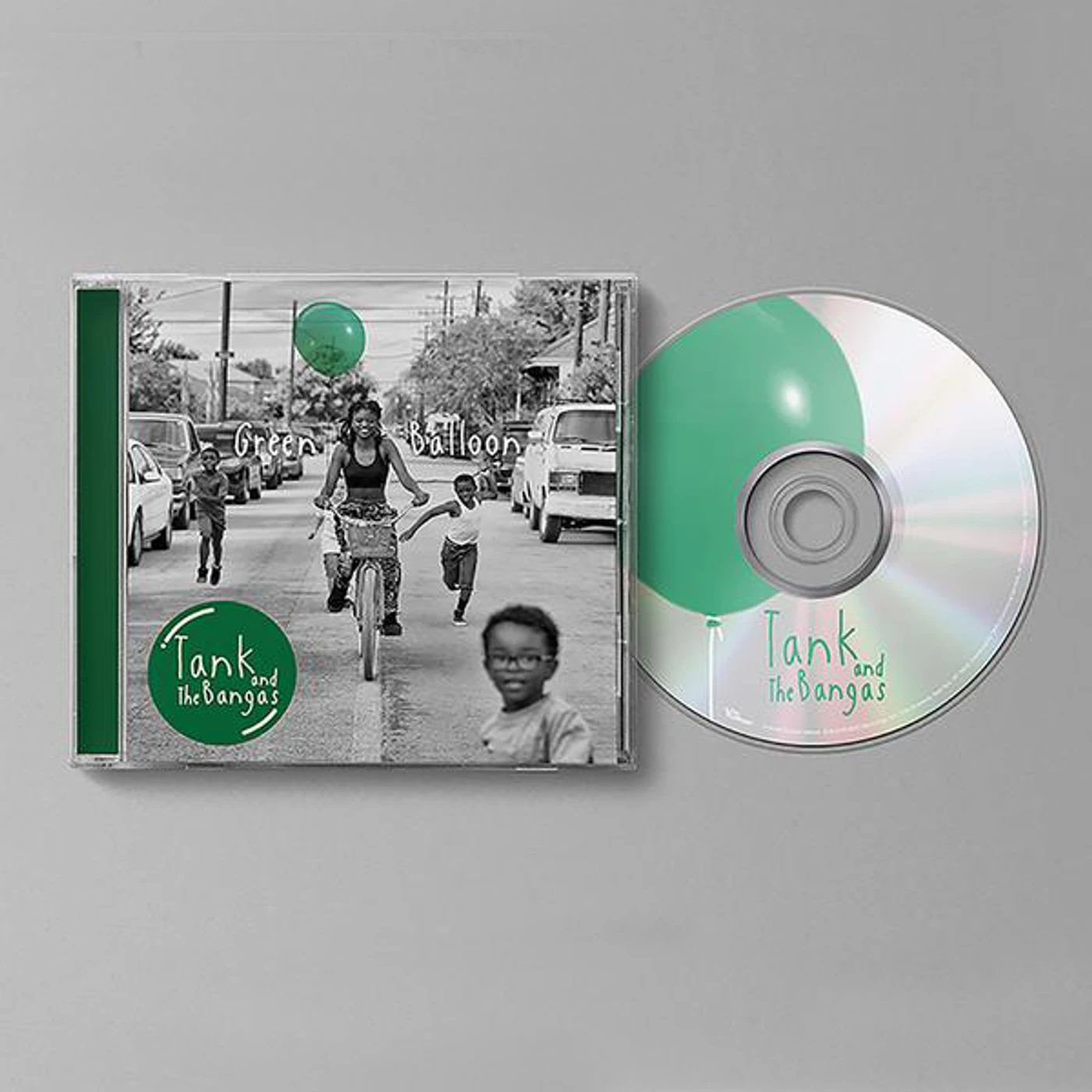 Tank and The Bangas Autographed Green Balloon CD