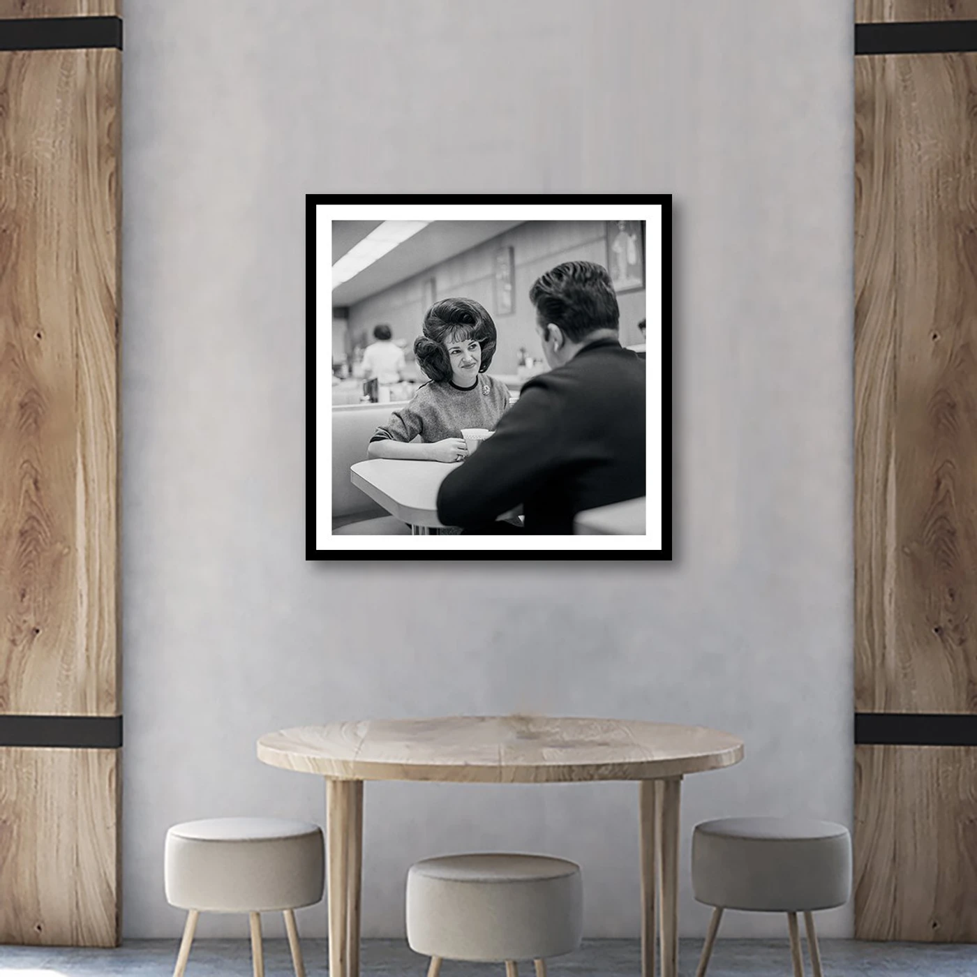 Wanda Jackson - At Dinner 1950's Framed Fine Art