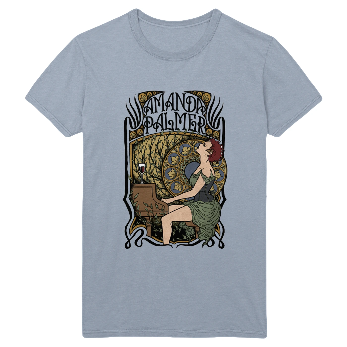 Amanda Palmer AFP Art Nouveau Tee (By UK Artist Lozzy Bones)