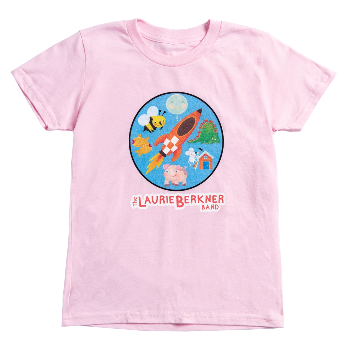 Laurie Berkner Rocket Youth T-Shirt (Pink)