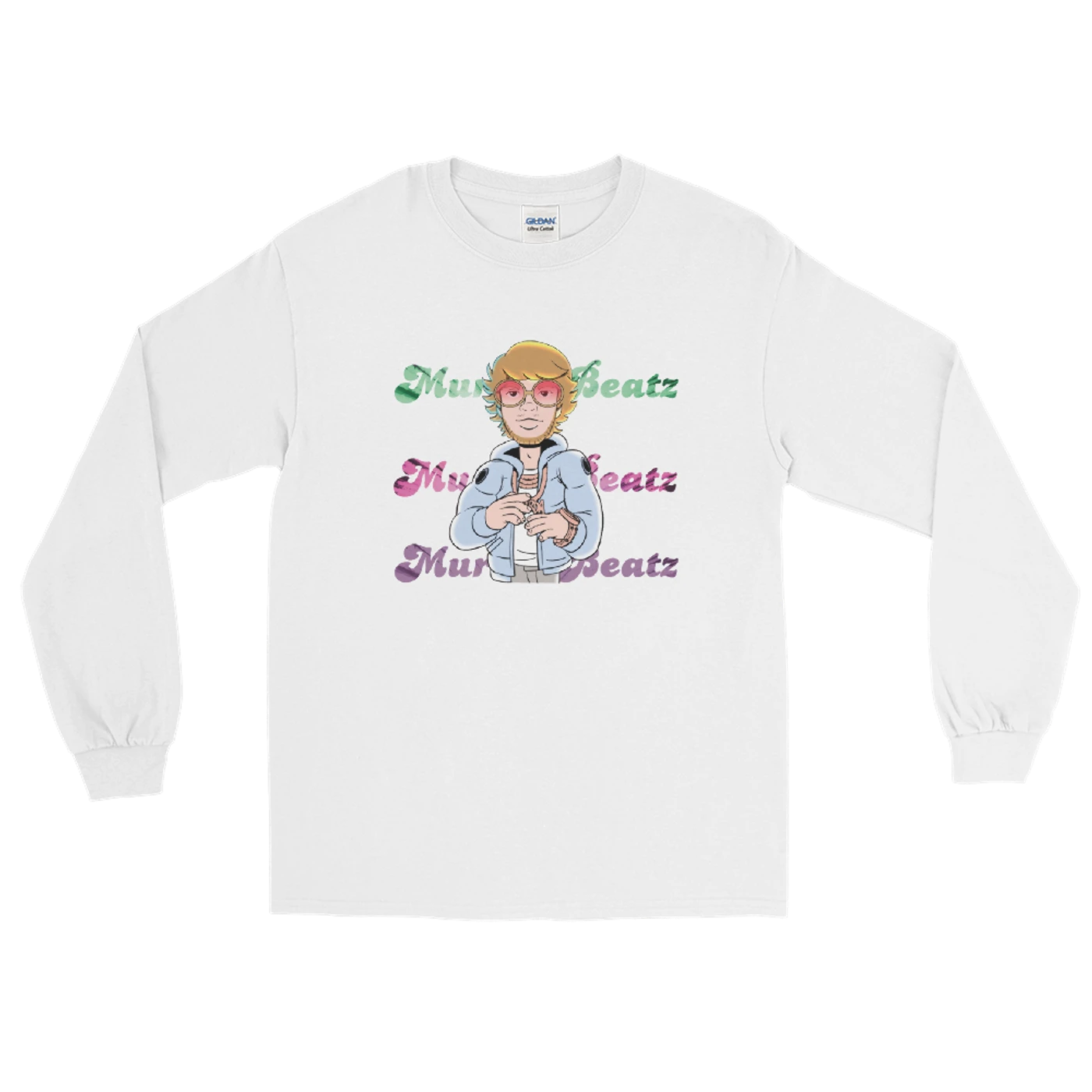 Murda Beatz Banana Split Graphic Cream Long Sleeve