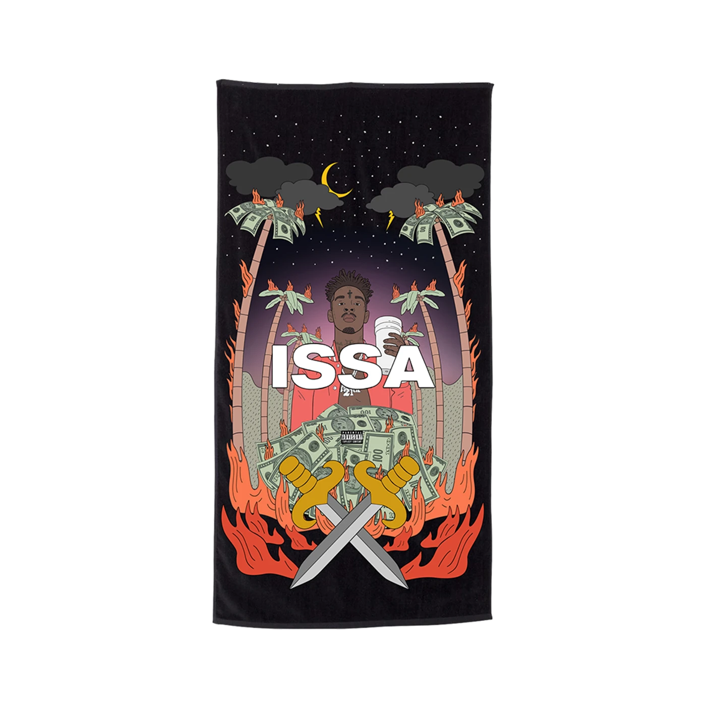 21 Savage ISSA Beach Towel