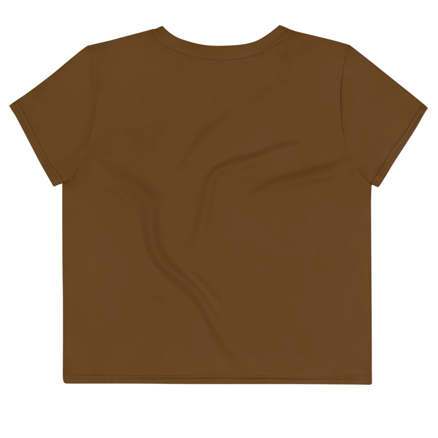 Melanie Charles Care About Black Brown Crop Top