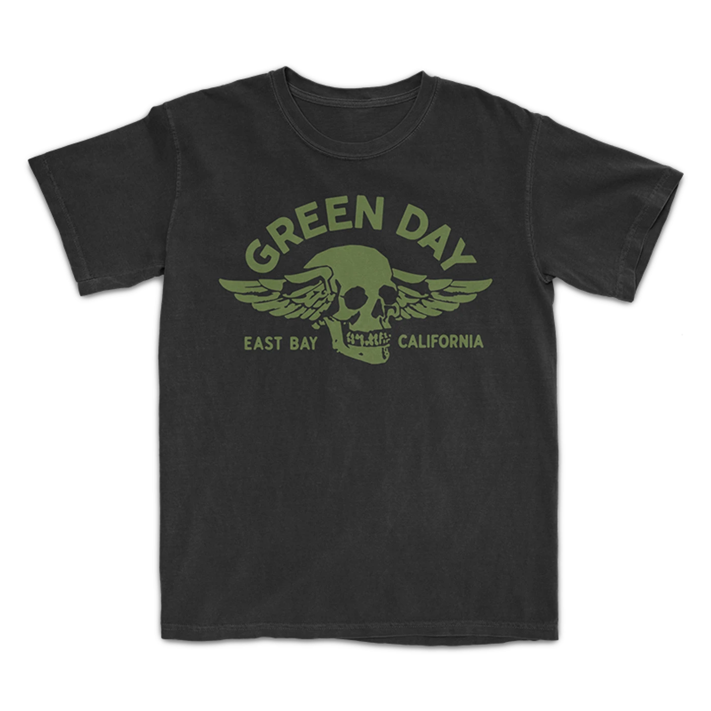 Green Day Winged Skull T-Shirt