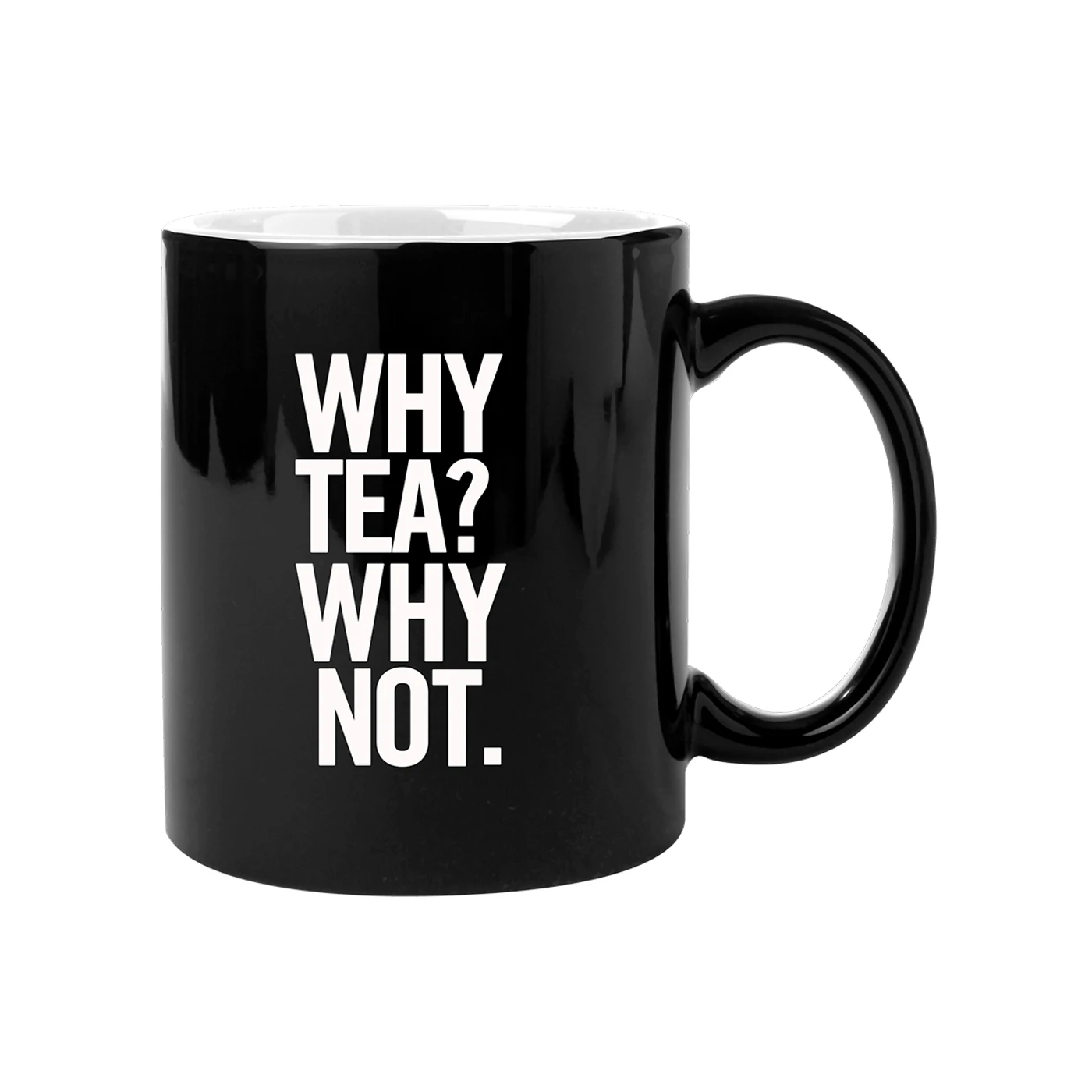 Liam Gallagher Why Tea Why Not Mug Black/White