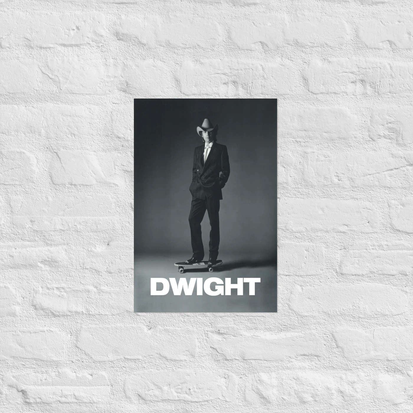 Dwight Yoakam Dwight Skateboard Poster
