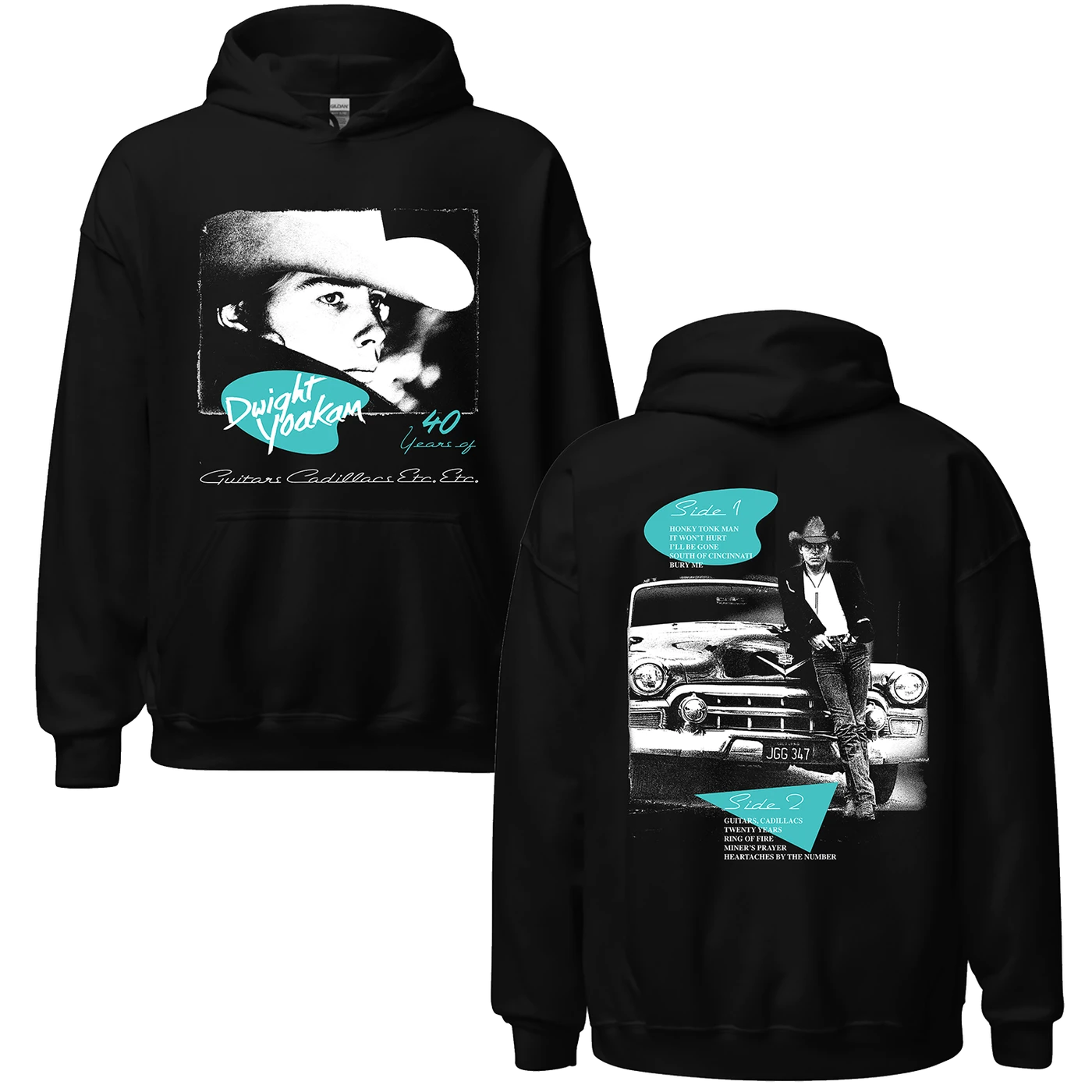 Dwight Yoakam Guitars Cadillacs 40th Anniversary Hoodie