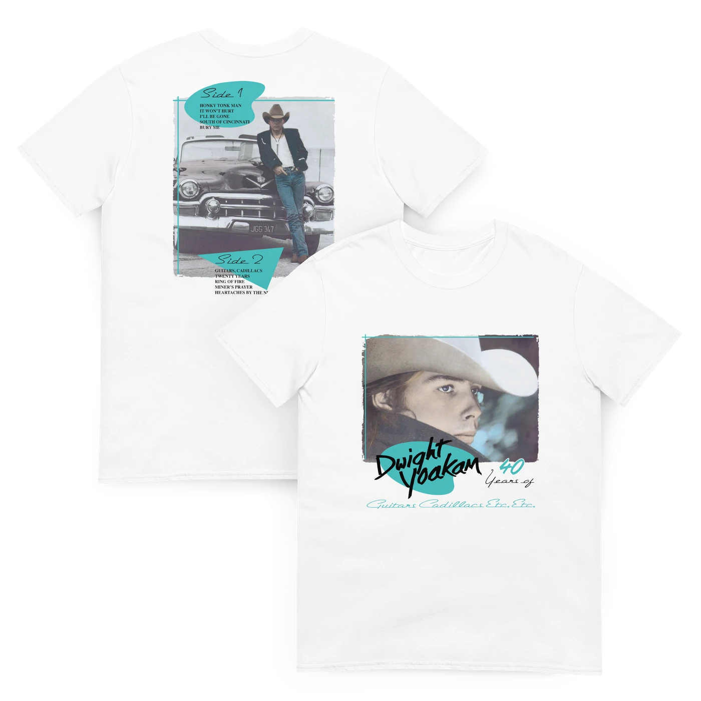 Dwight Yoakam OG Guitars Cadillacs 40th Anniverary T-Shirt