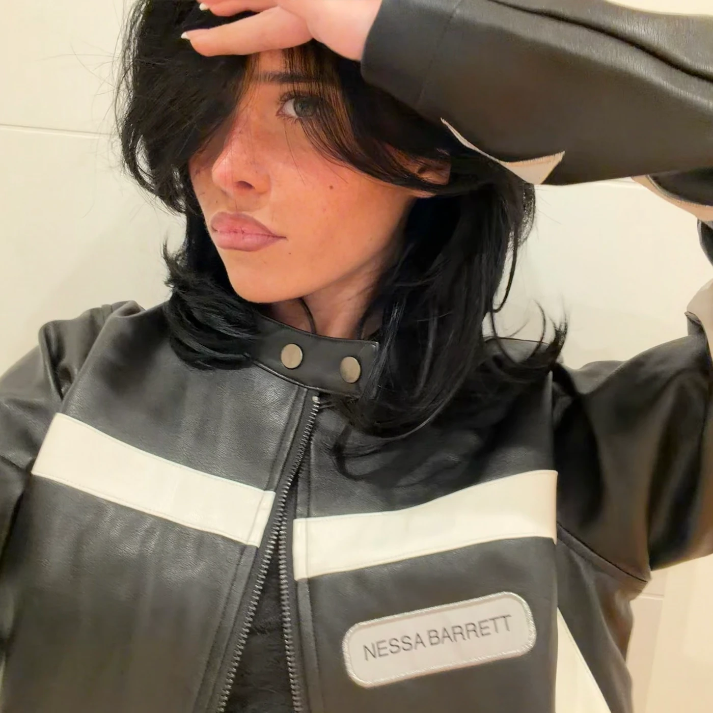 Nessa Barrett Moto Jacket
