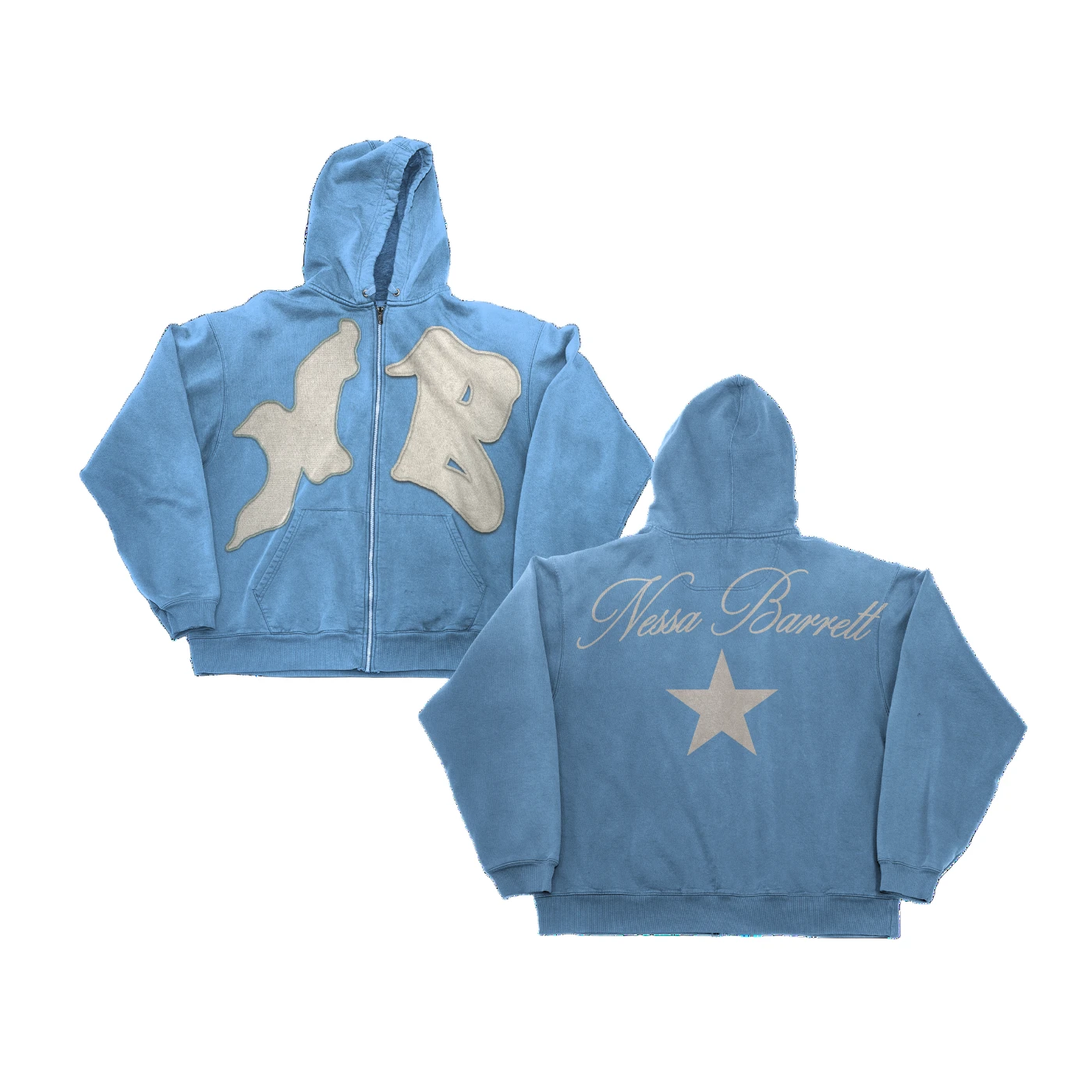 Nessa Barrett NB Patch Zip Hoodie