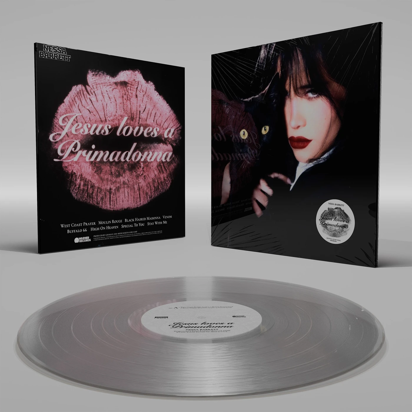Nessa Barrett Jesus loves a primadonna Crystal Clear Vinyl LP