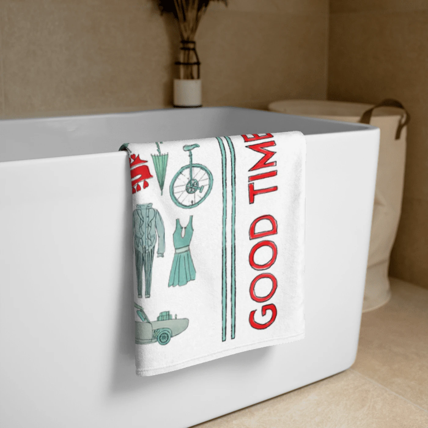 The Monkees Good Times! Beach Towel
